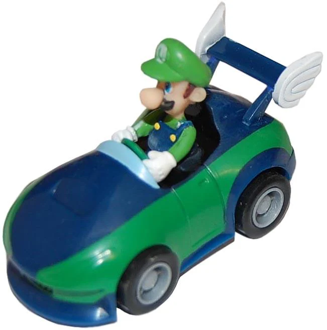 Super Mario Bros Mario Kart Capsule 2" Figure Luigi