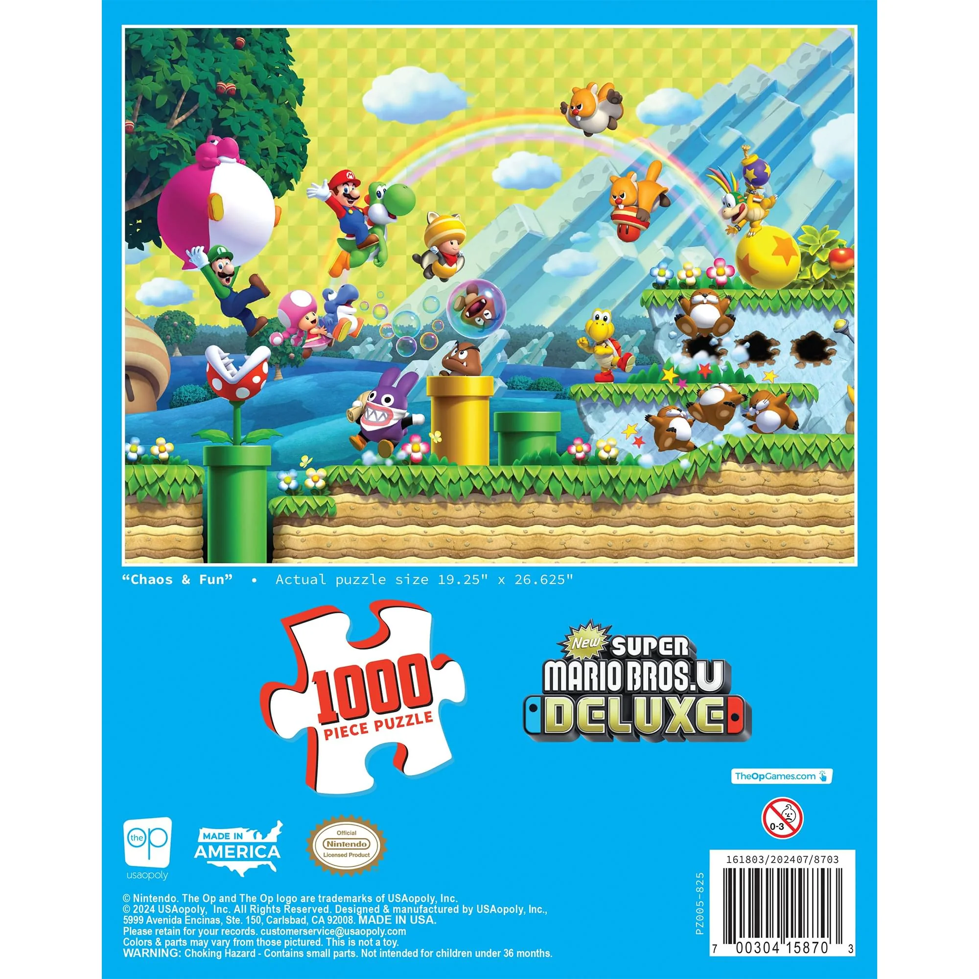 Super Mario "Chaos & Fun" 1000 Piece Jigsaw Puzzle - Image 8