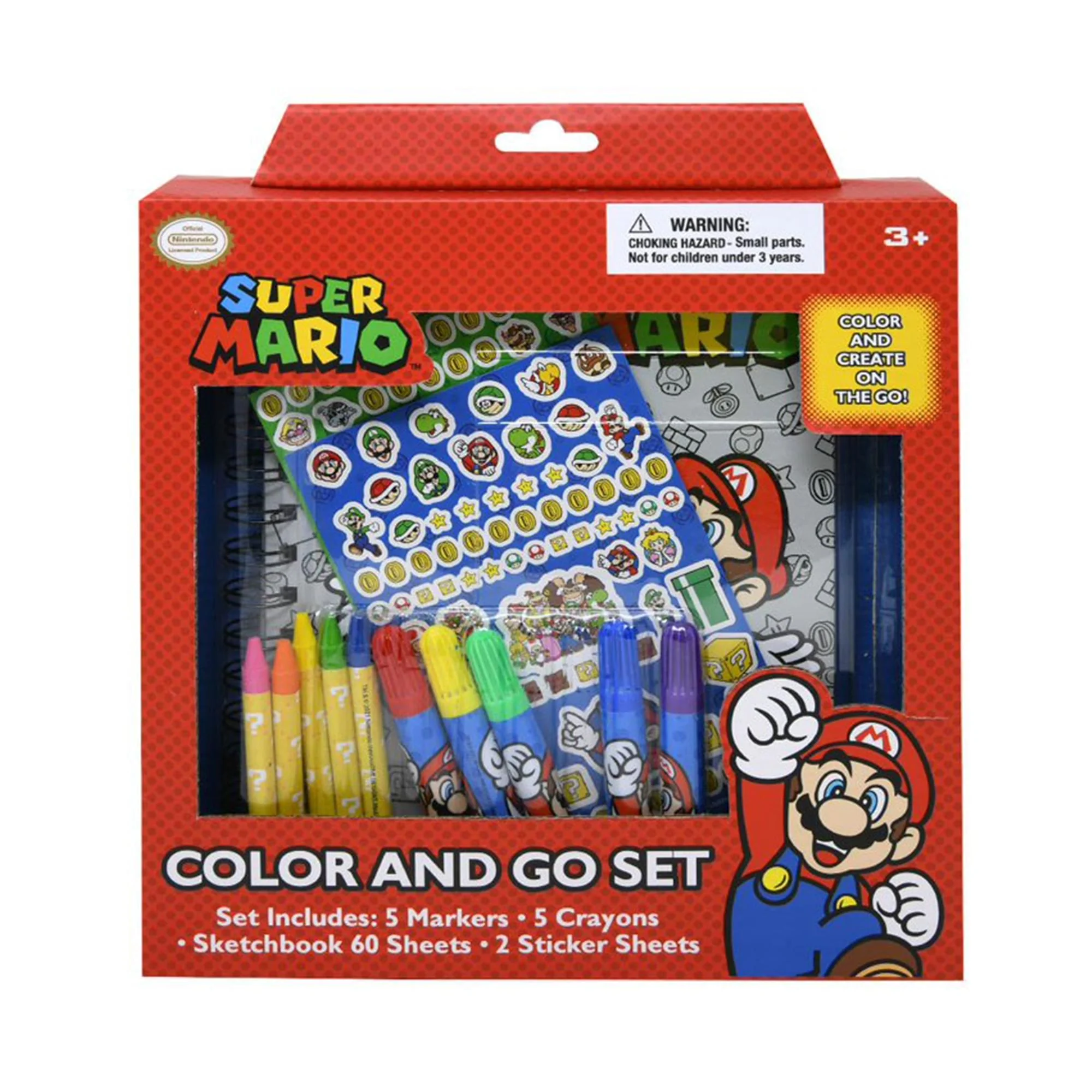 Super Mario Color & Go Art Set - Image 2
