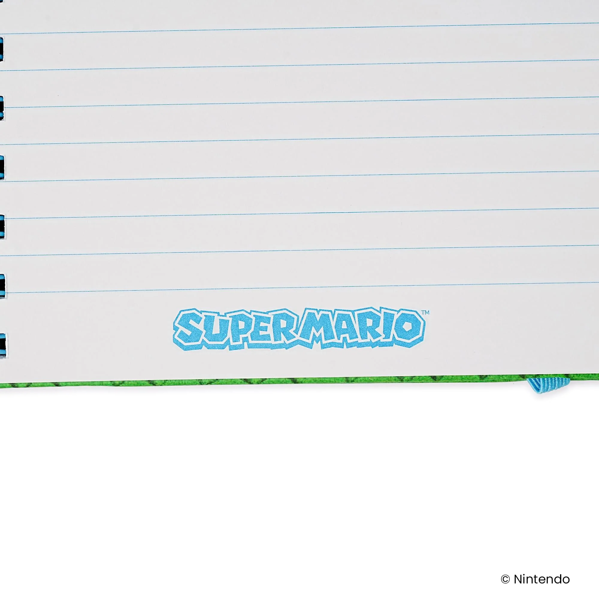 Super Mario Group Spiral Notebook With Elastic Closure - Image 7