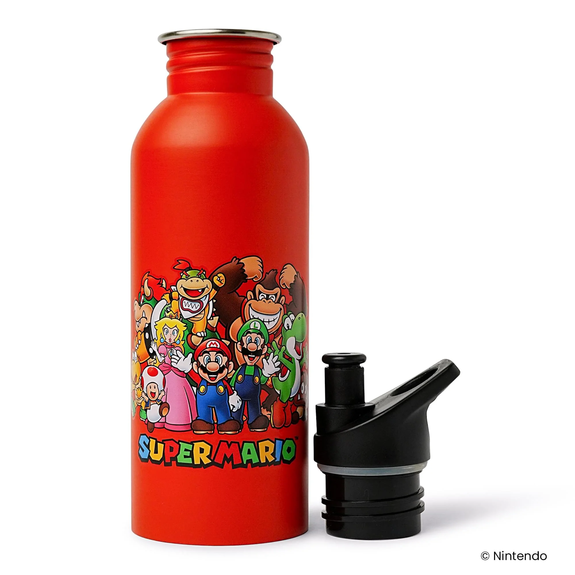 Super Mario Lineup 25 Ounce Metal Canteen Bottle - Image 6