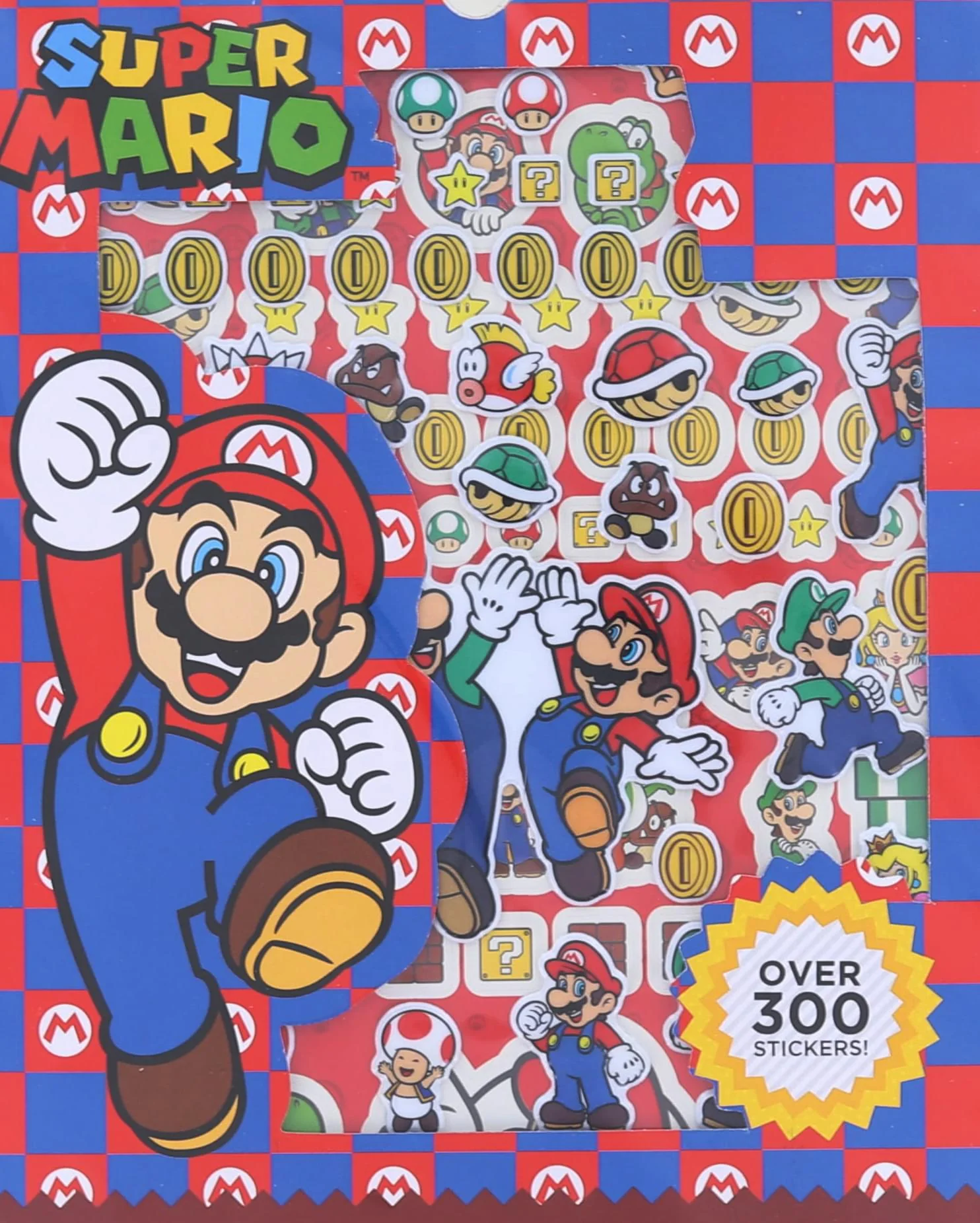 Super Mario Sticker Book  | 4 Sheets | Over 300 Stickers - Image 3