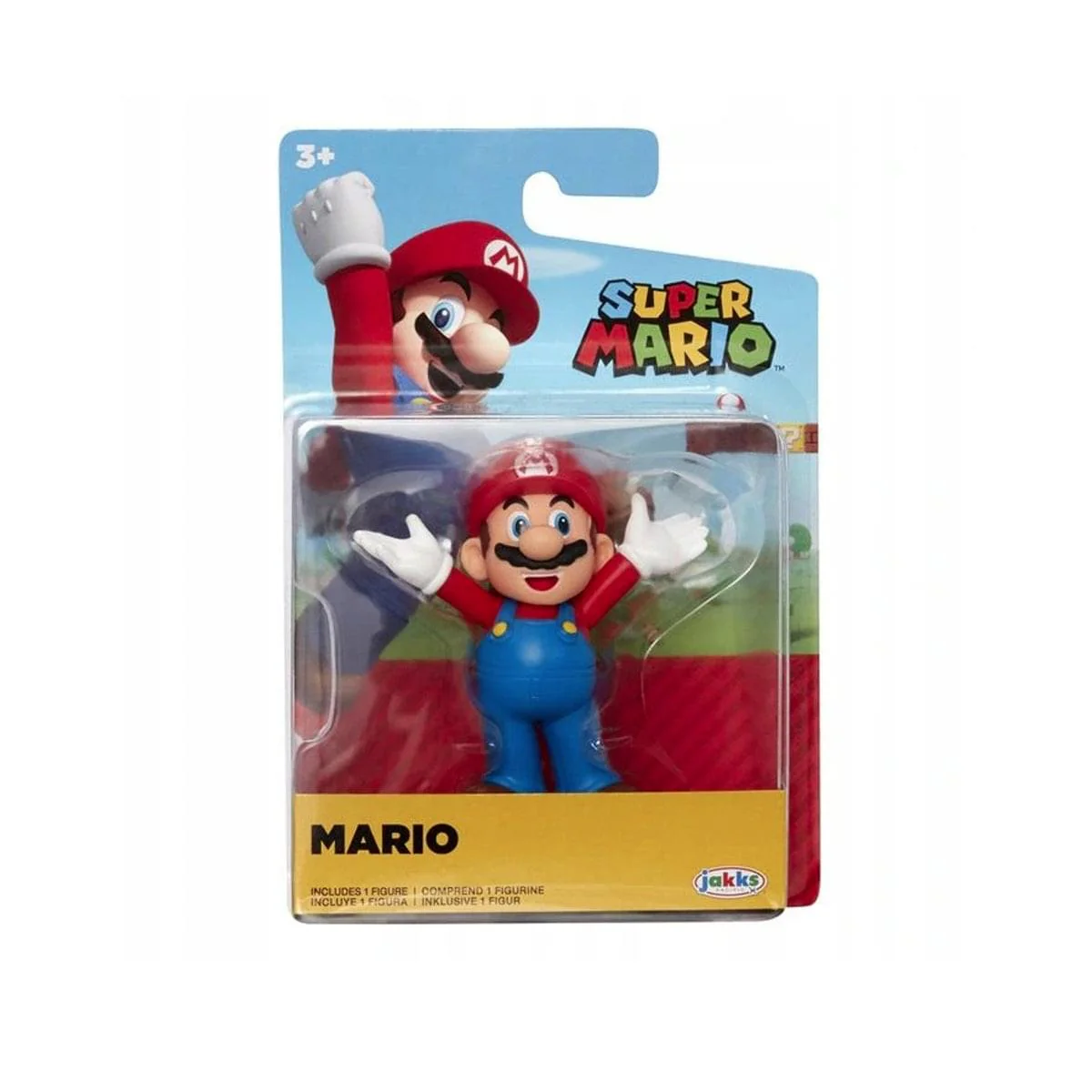 Super Mario World of Nintendo 2.5 Inch Figure | Open Arms Mario - Image 3