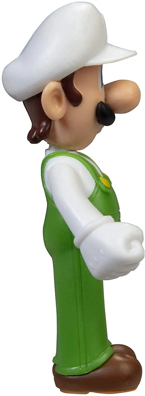 Super Mario World of Nintendo 2.5 Inch Figure | Standing Fire Luigi - Image 2