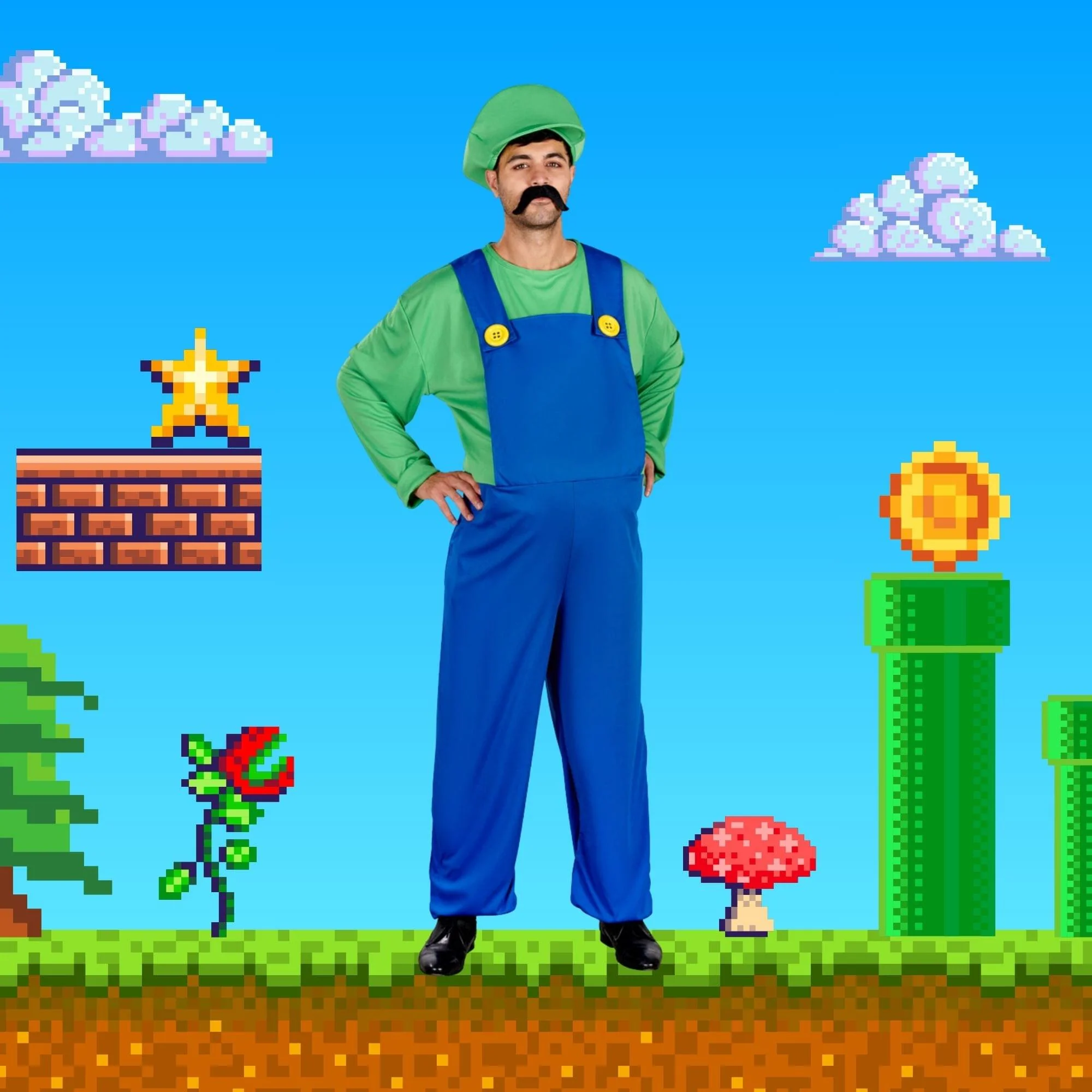 Super Plumber Mate Adult Costume - Image 15