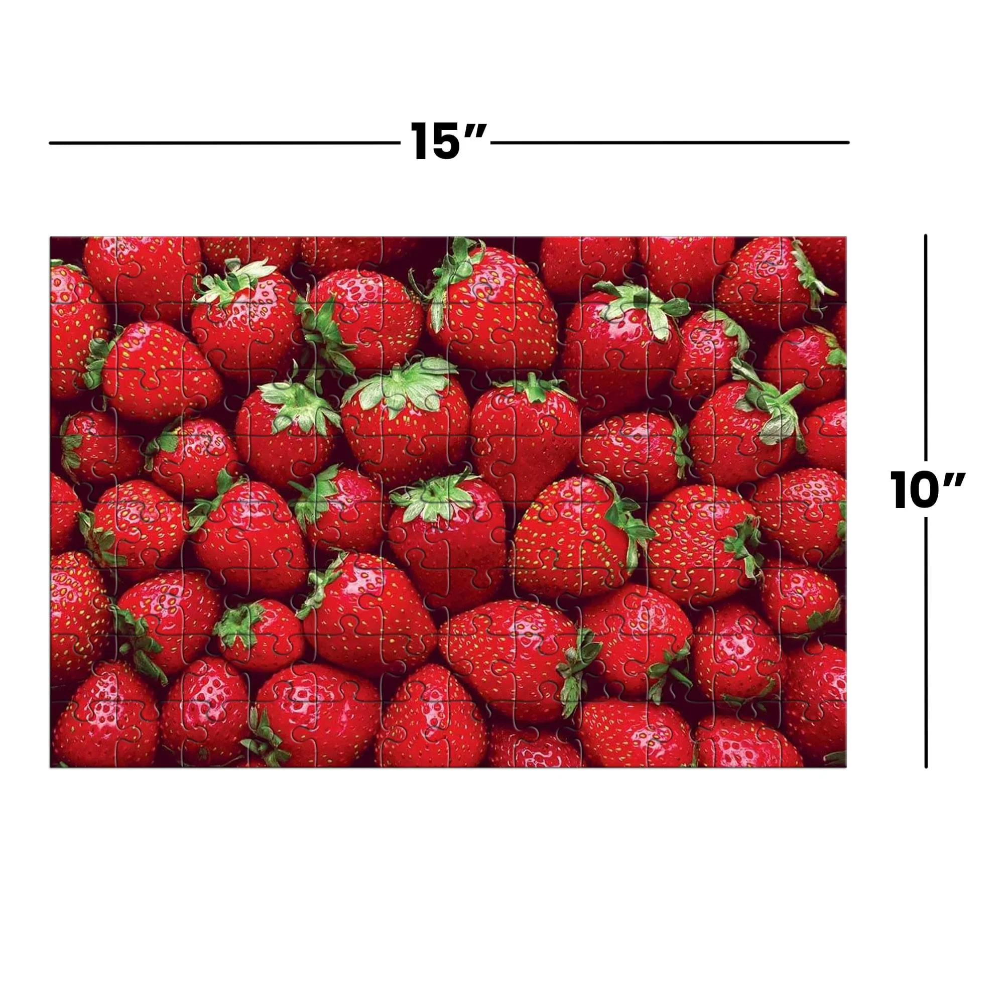 Super Strawberries 100 Piece Cra-Z Difficult Jigsaw Puzzle - Image 4