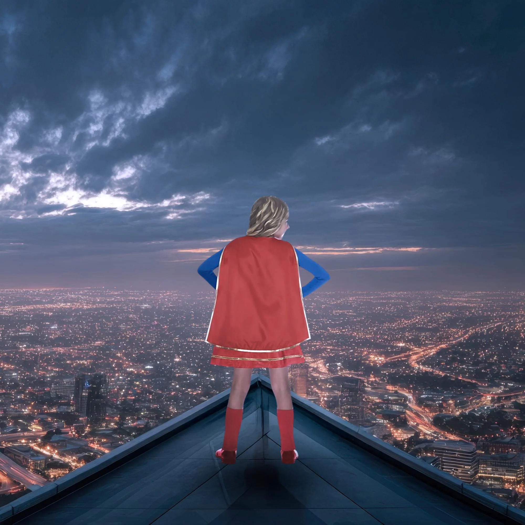 Supergirl Child Classic Costume - Image 4