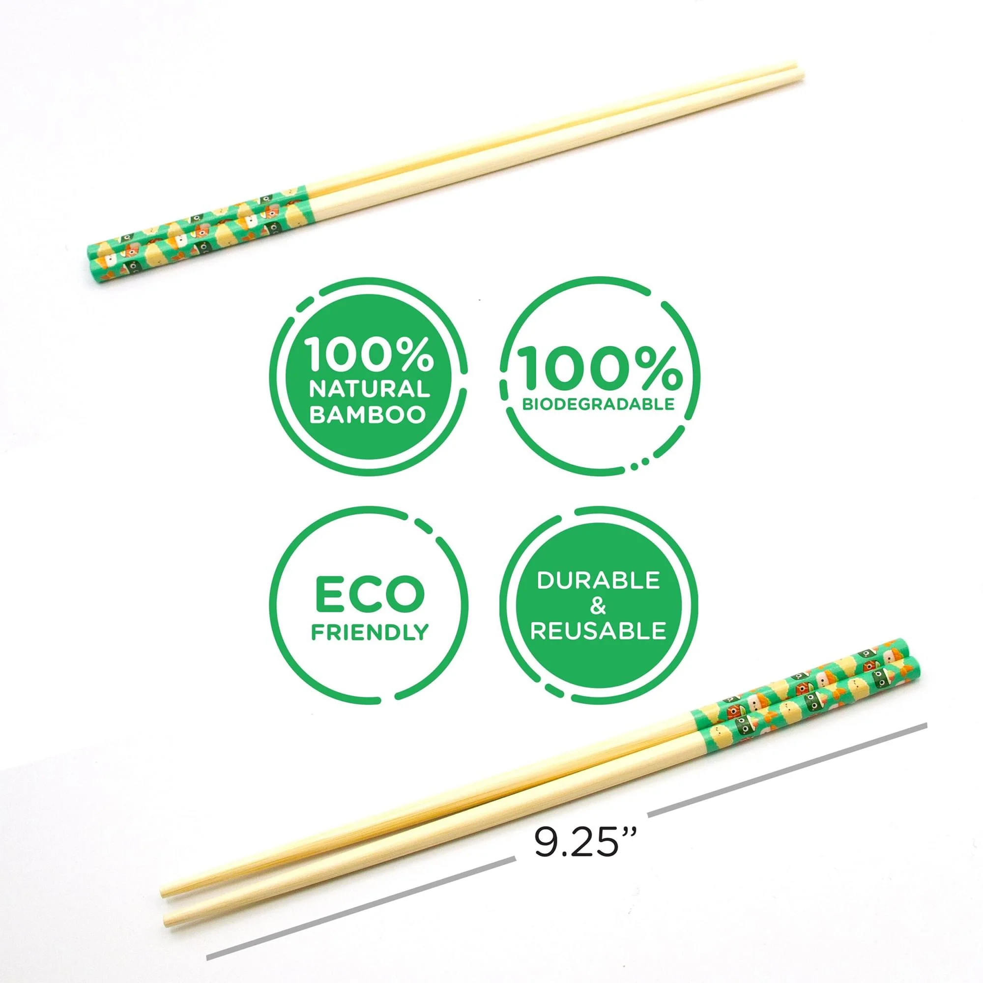 Sushi Time GAMAGO Cast Bamboo Chopsticks | Set of 4 - Image 3