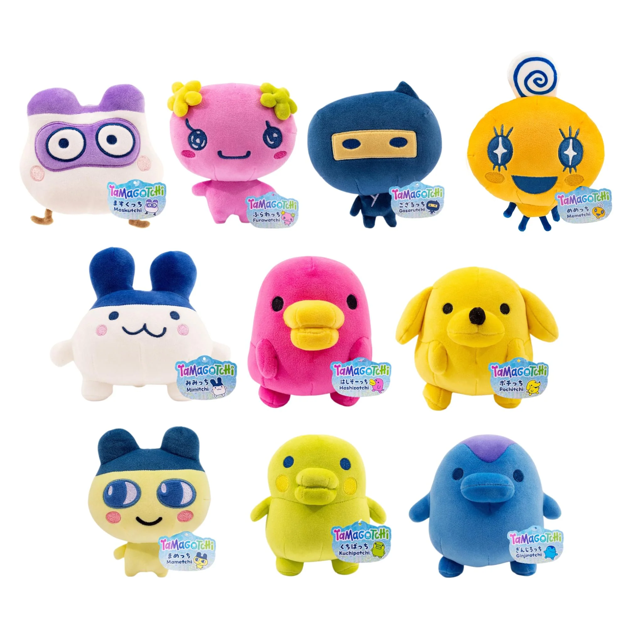 Tamagotchi Characters 6-Inch Plush Assortment Case Of 20