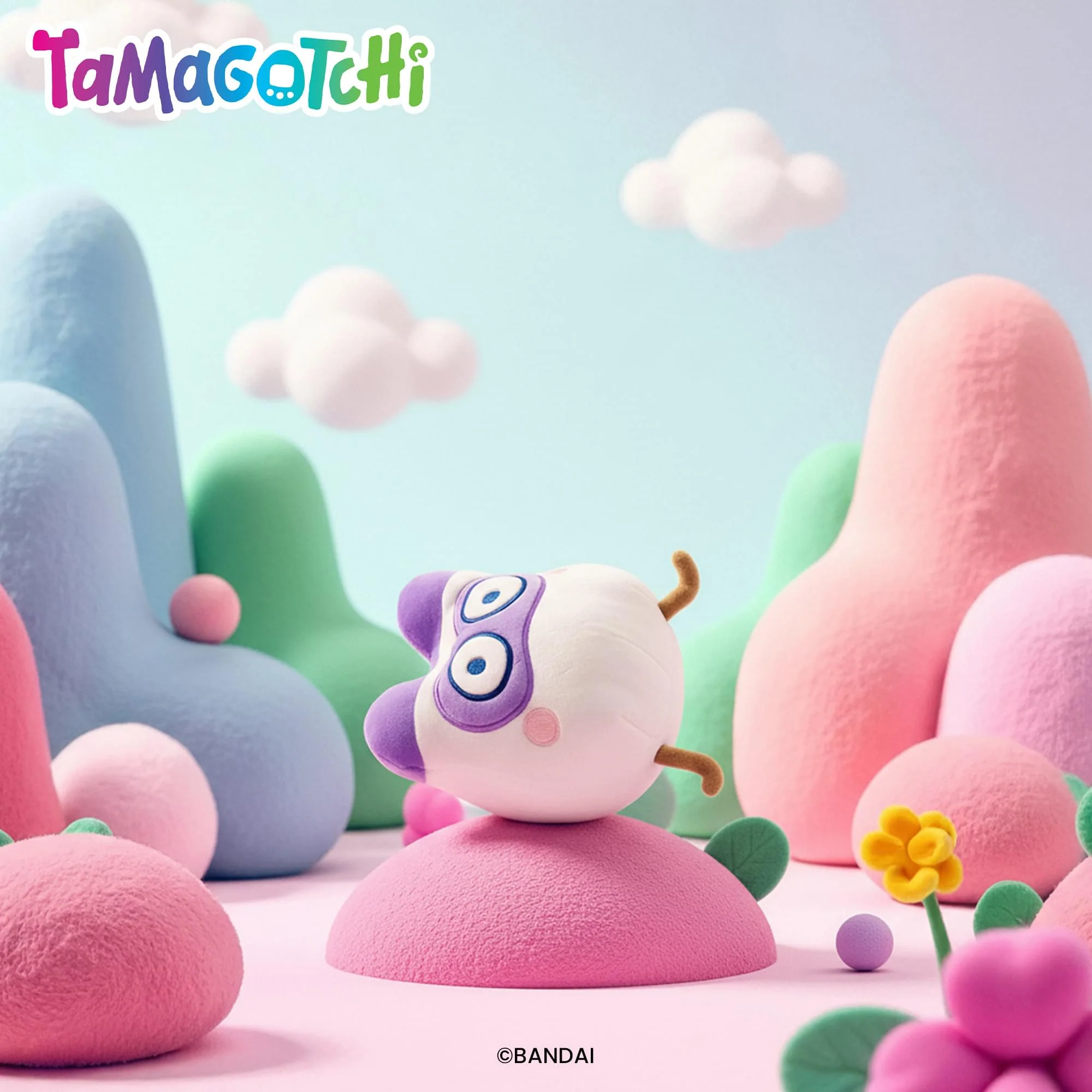 Tamagotchi Maskutchi 6-Inch Collector Plush - Image 7