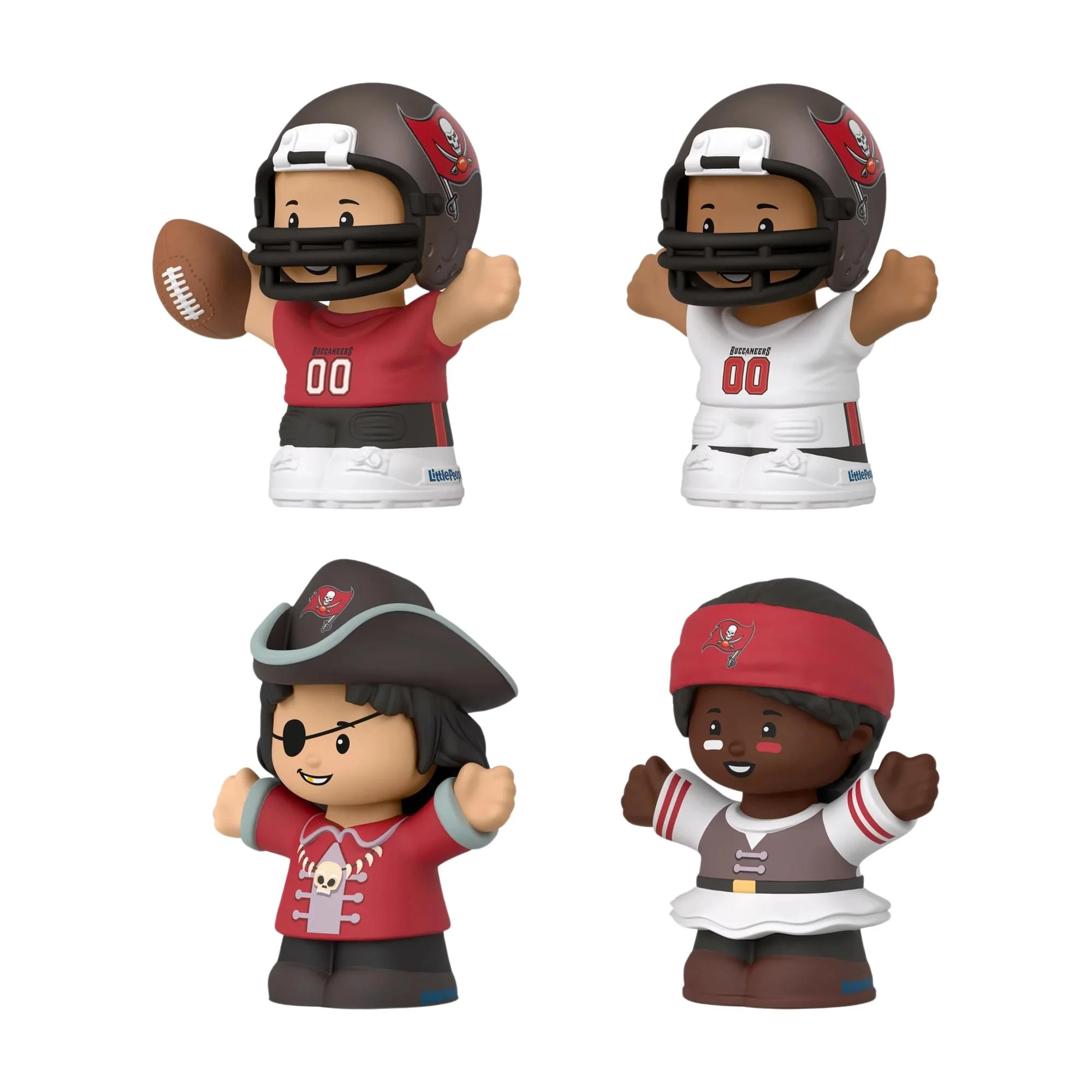 Tampa Bay Buccaneers 4-Piece NFL Little People Collector Set - Image 3