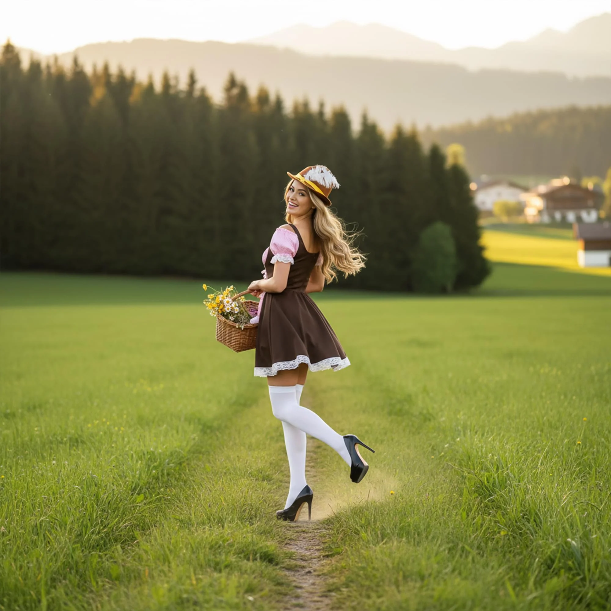 Tavern Girl Child Costume - Image 20