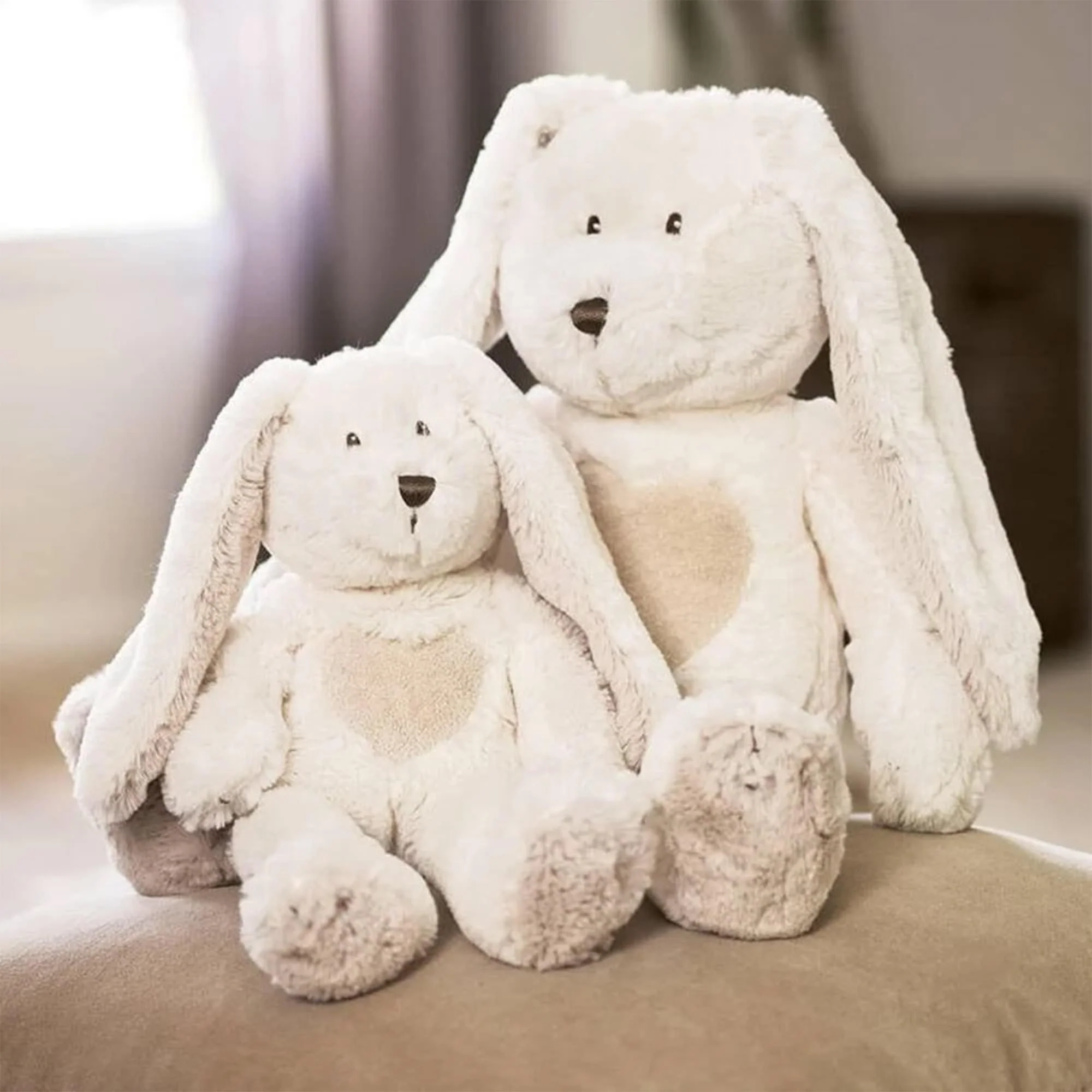 Teddykompaniet 17 Inch Teddy Cream Bunny, White - Image 2