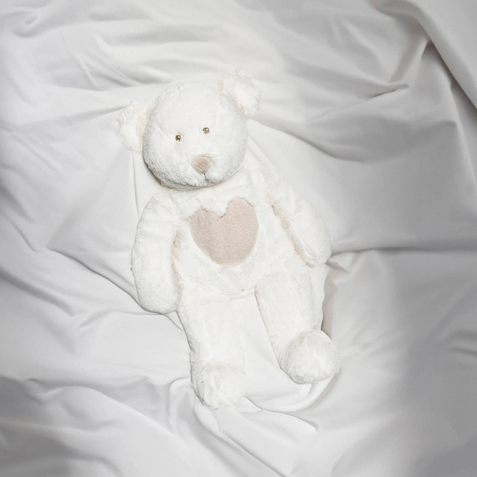 Teddykompaniet 18 Inch Teddy Cream Bear, White - Image 3