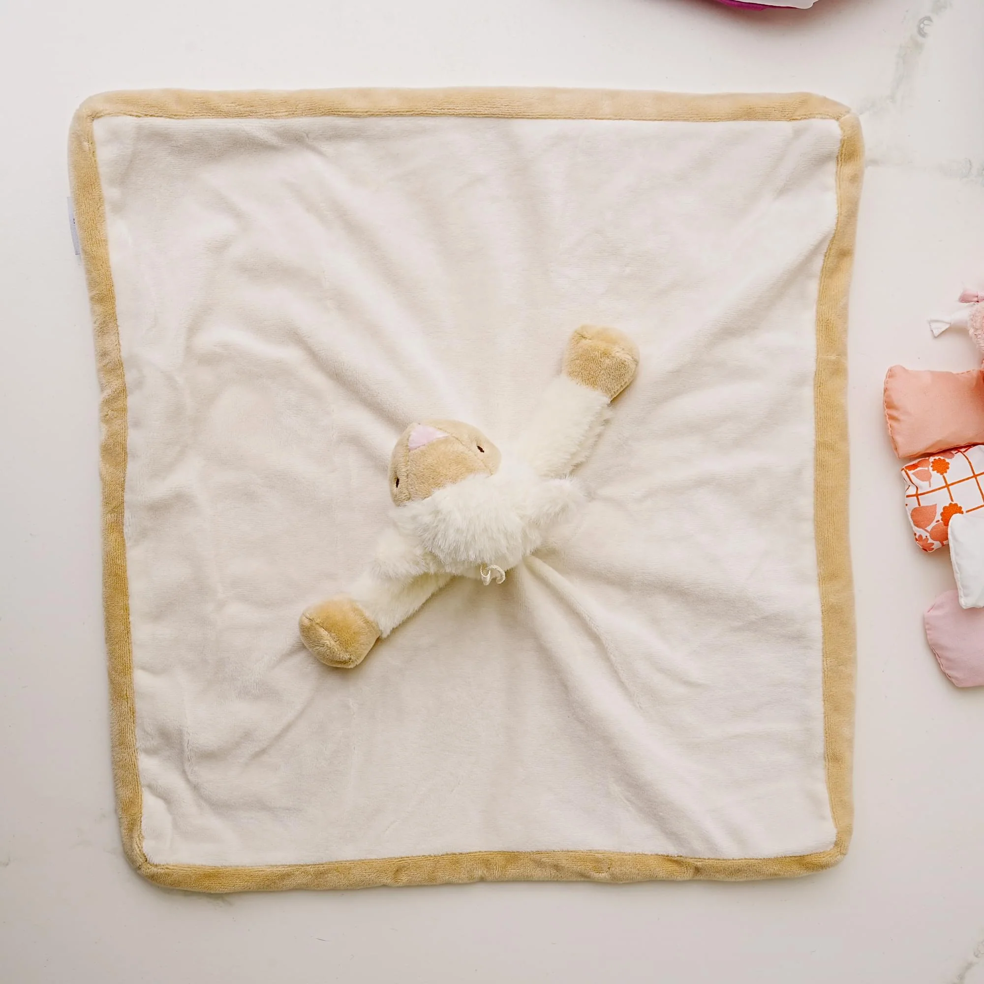 Teddykompaniet Diinglisar Collection 11 Inch Plush Animal Blanket | Lamb - Image 7
