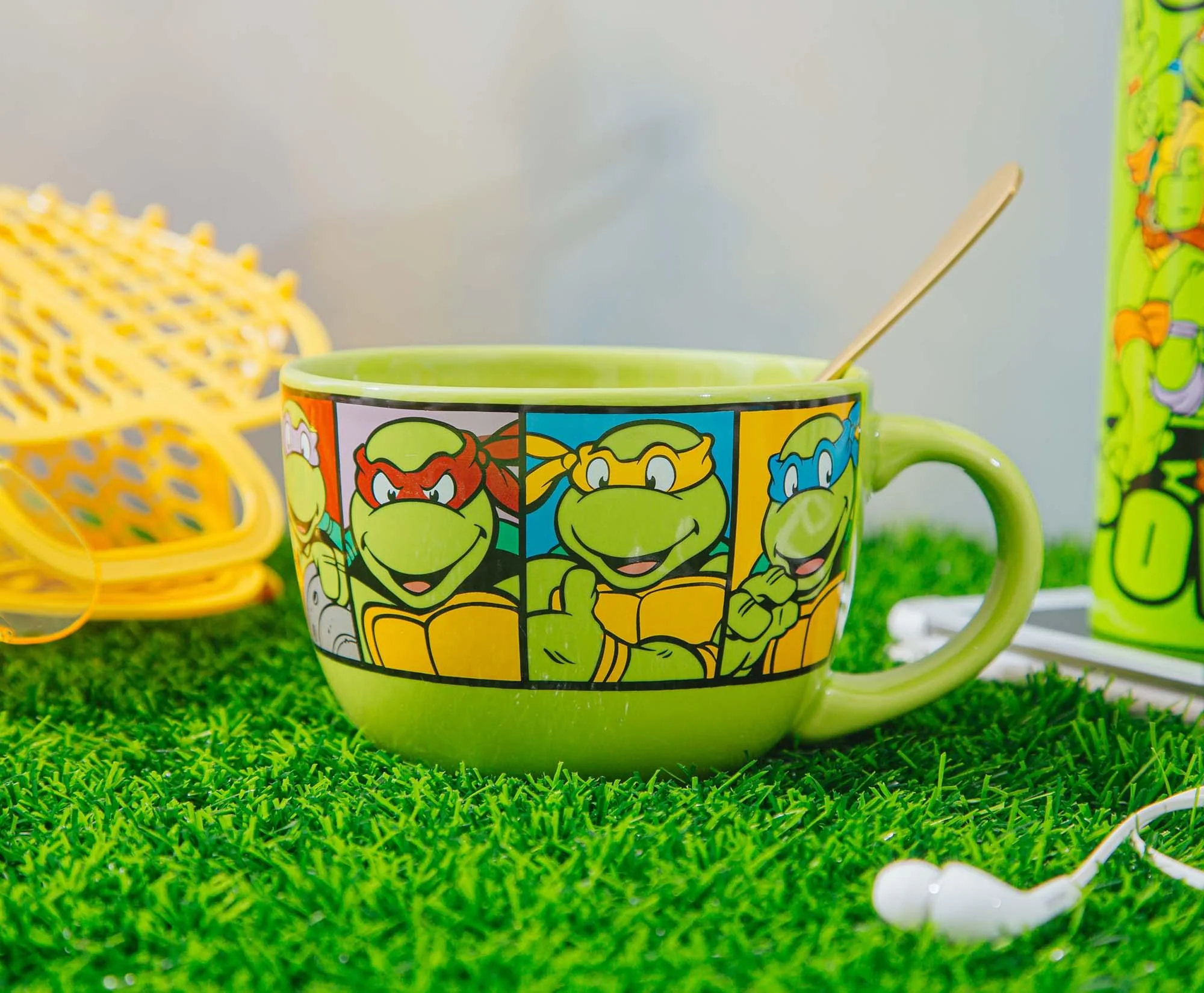 Teenage Mutant Ninja Turtles Characters Ceramic Soup Mug | Holds 24 Ounces - Image 4