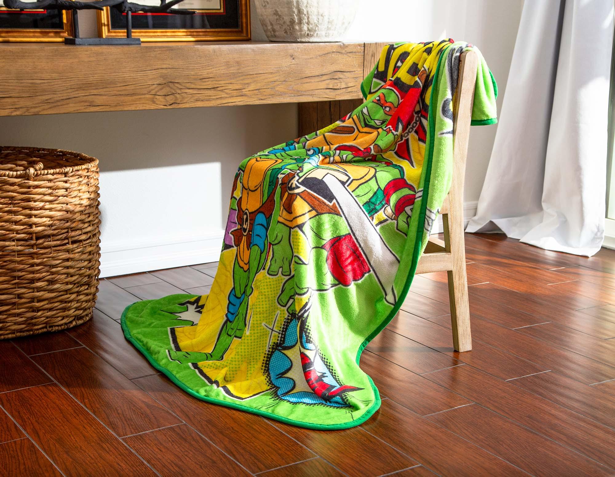 Teenage Mutant Ninja Turtles "Cowabunga" Fleece Throw Blanket | 50 x 60 Inches - Image 7