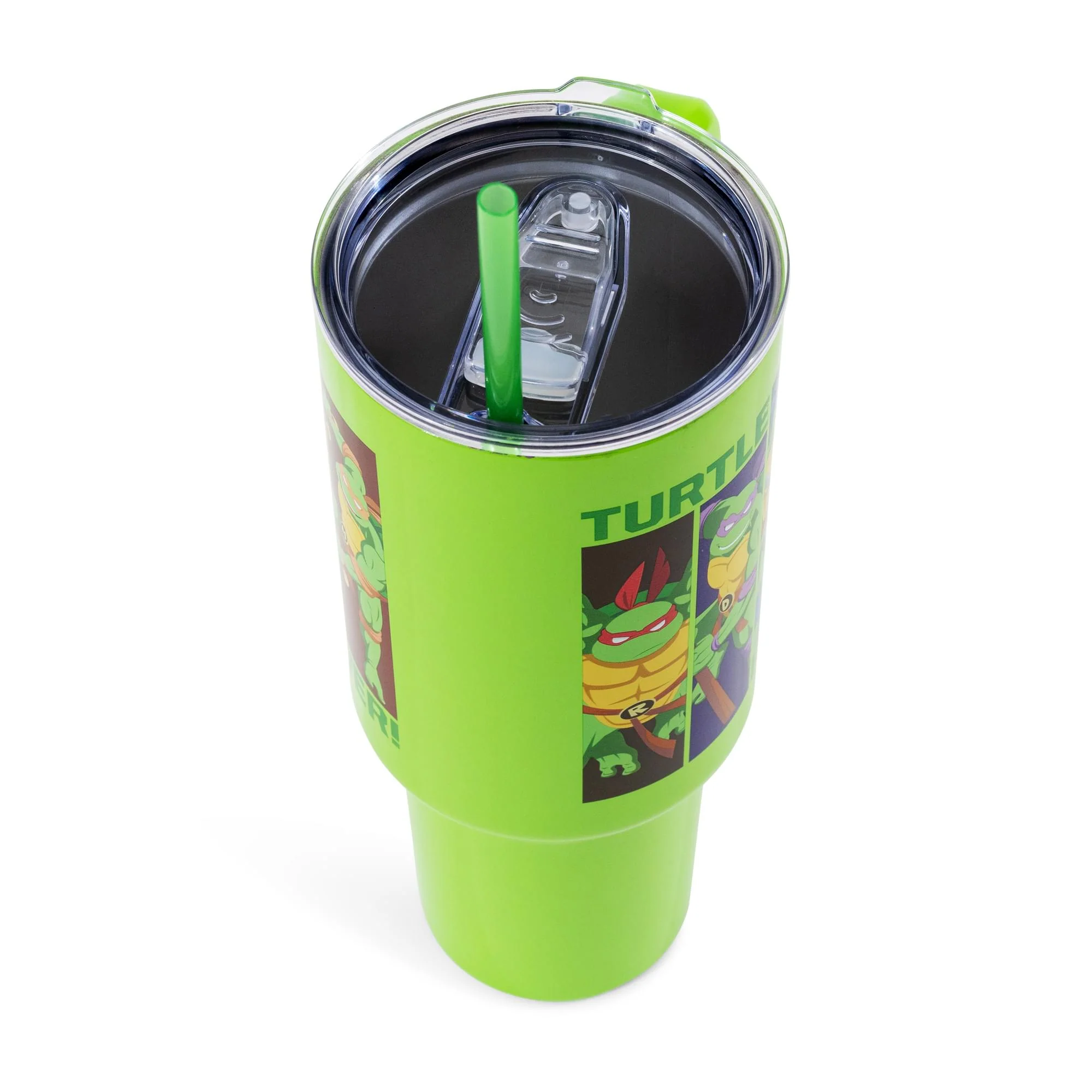 Teenage Mutant Ninja Turtles "Turtle Power" Stainless Steel Tumbler With Handle - Image 2