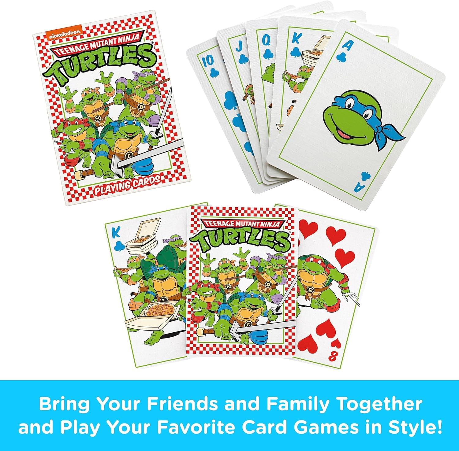 Teenage Mutant Ninje Turtles Pizza Playing Cards - Image 2