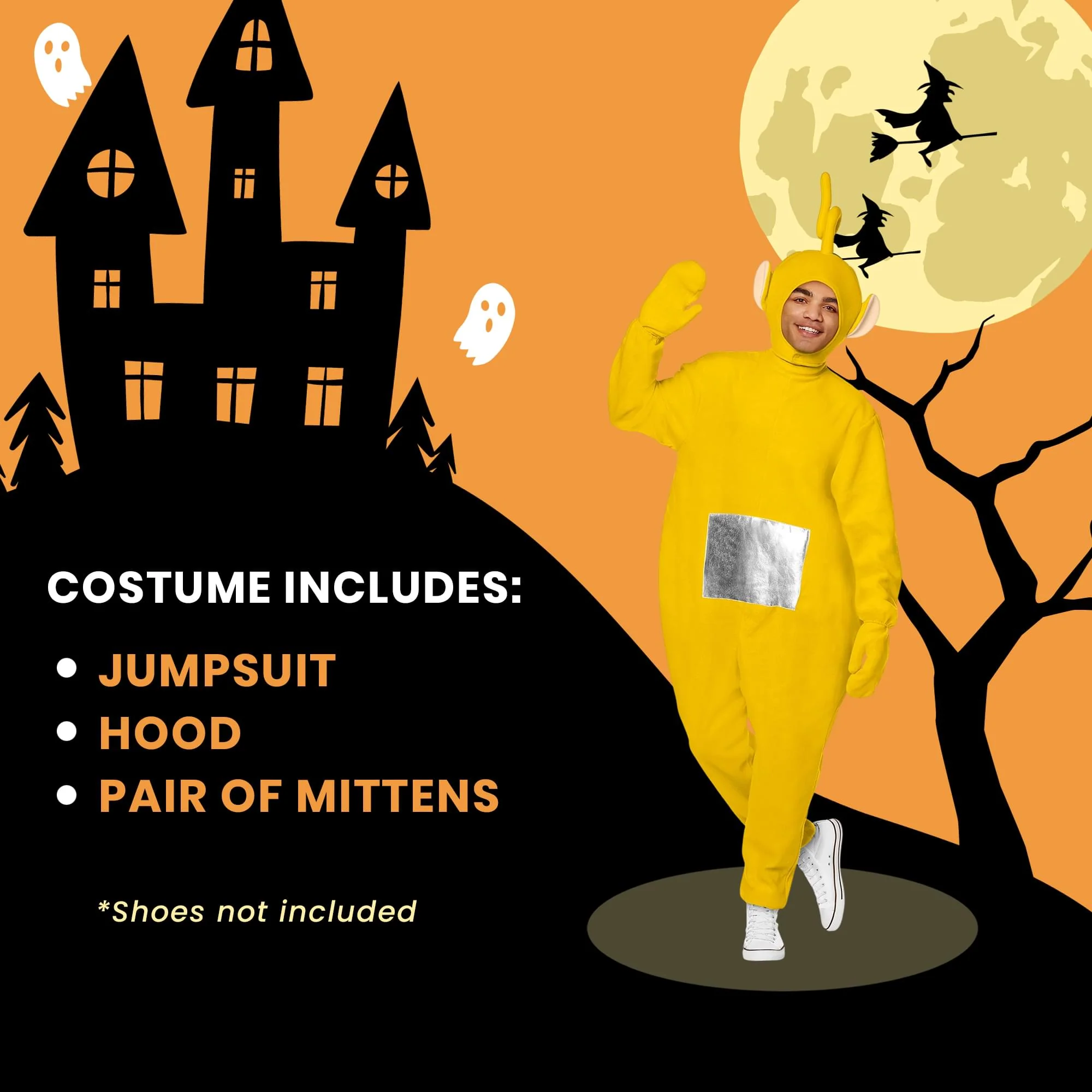 Teletubbies Laa-Laa Adult Costume - Image 25