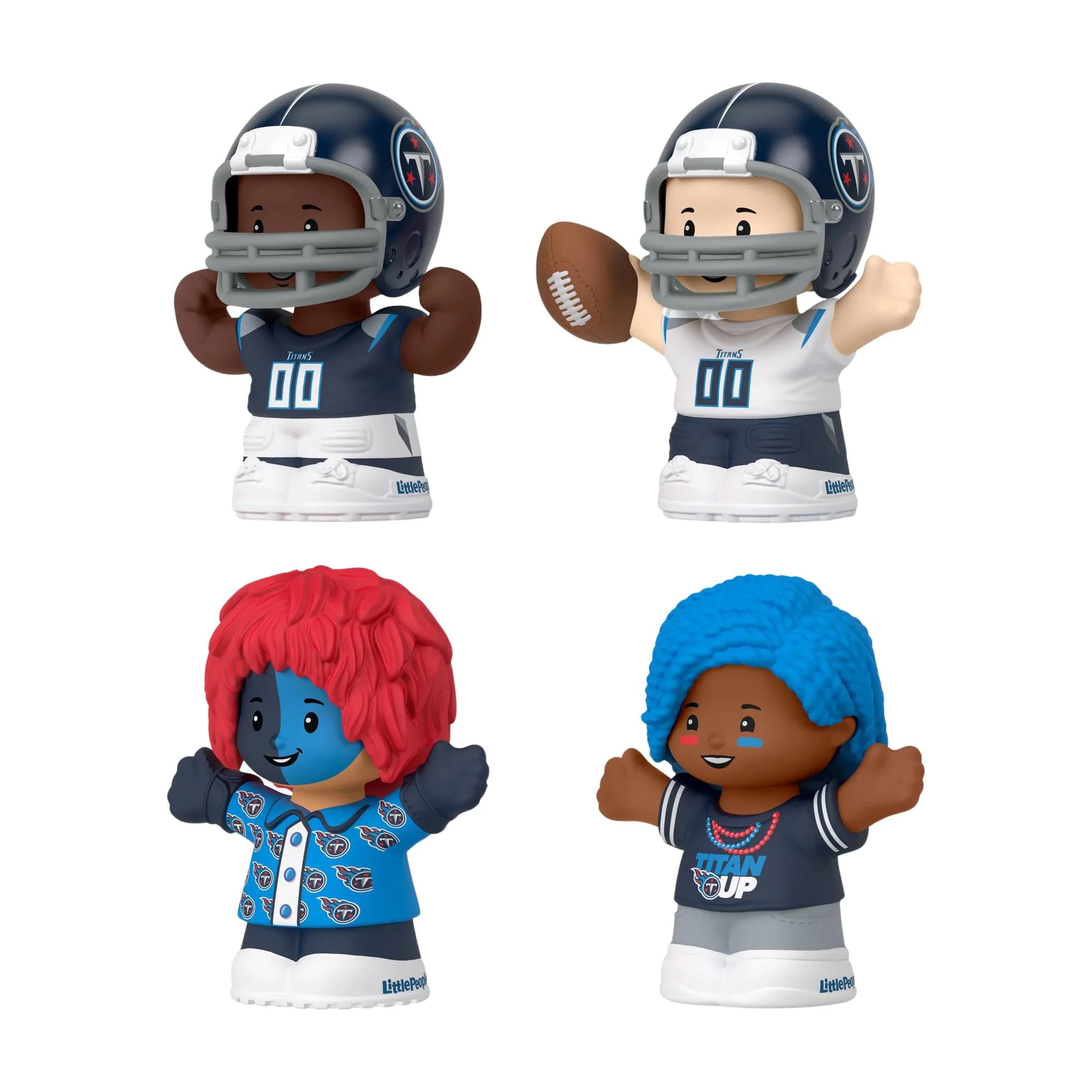 Tennessee Titans 4-Piece NFL Little People Collector Set - Image 3