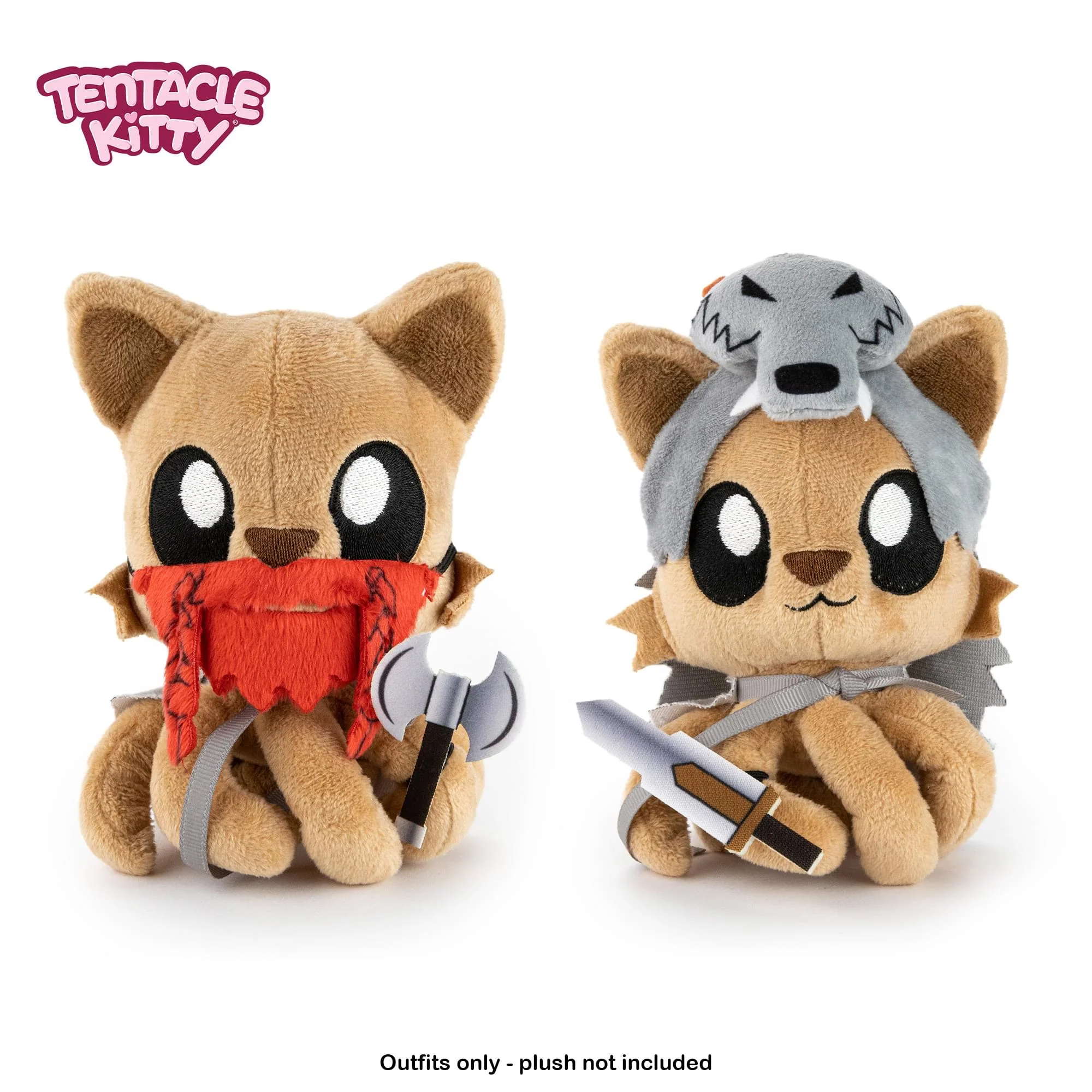 Tentacle Kitty Campaign Critters | Barbarian Class Plush Clothing Pack - Image 3
