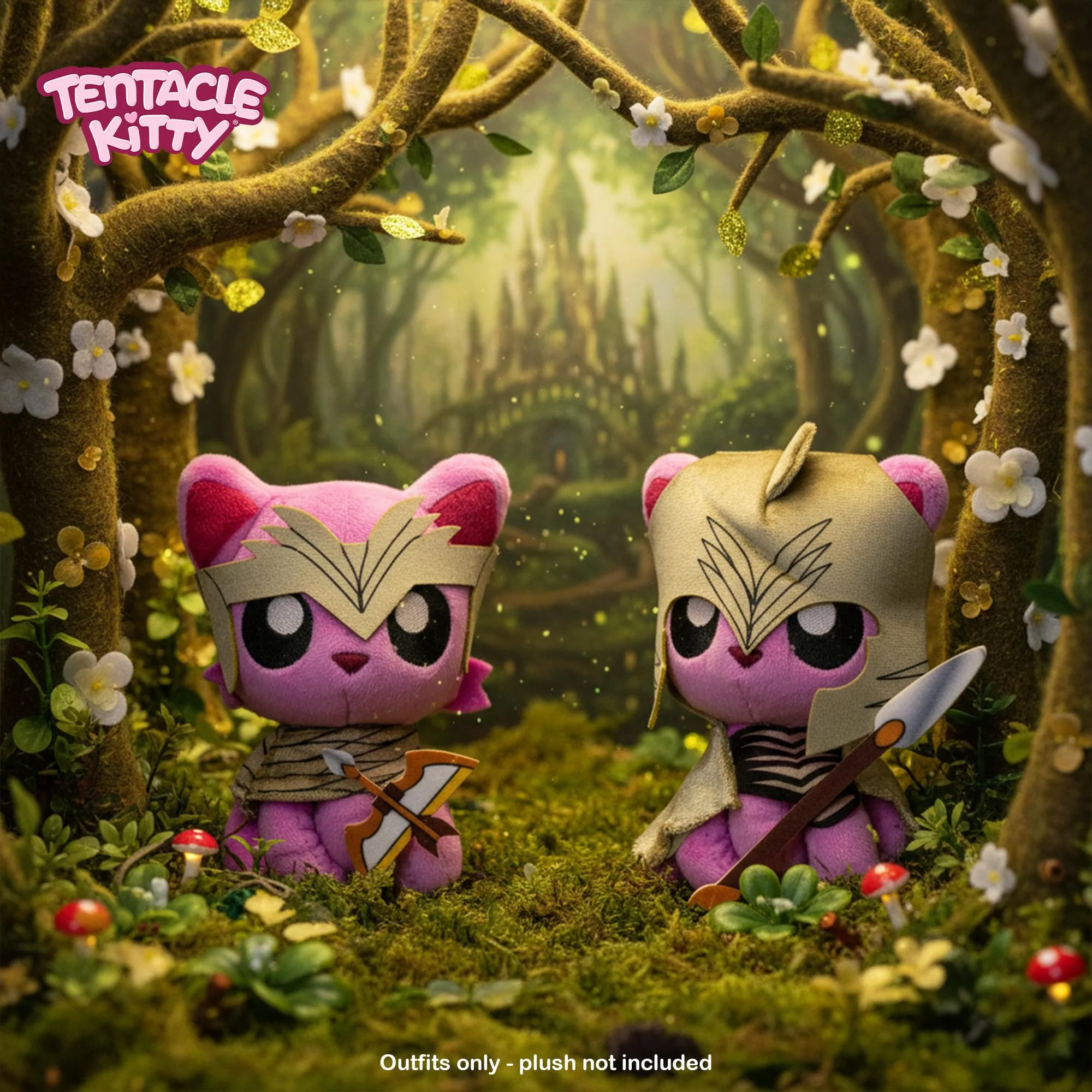 Tentacle Kitty Campaign Critters | Elvish Class Plush Clothing Pack - Image 8