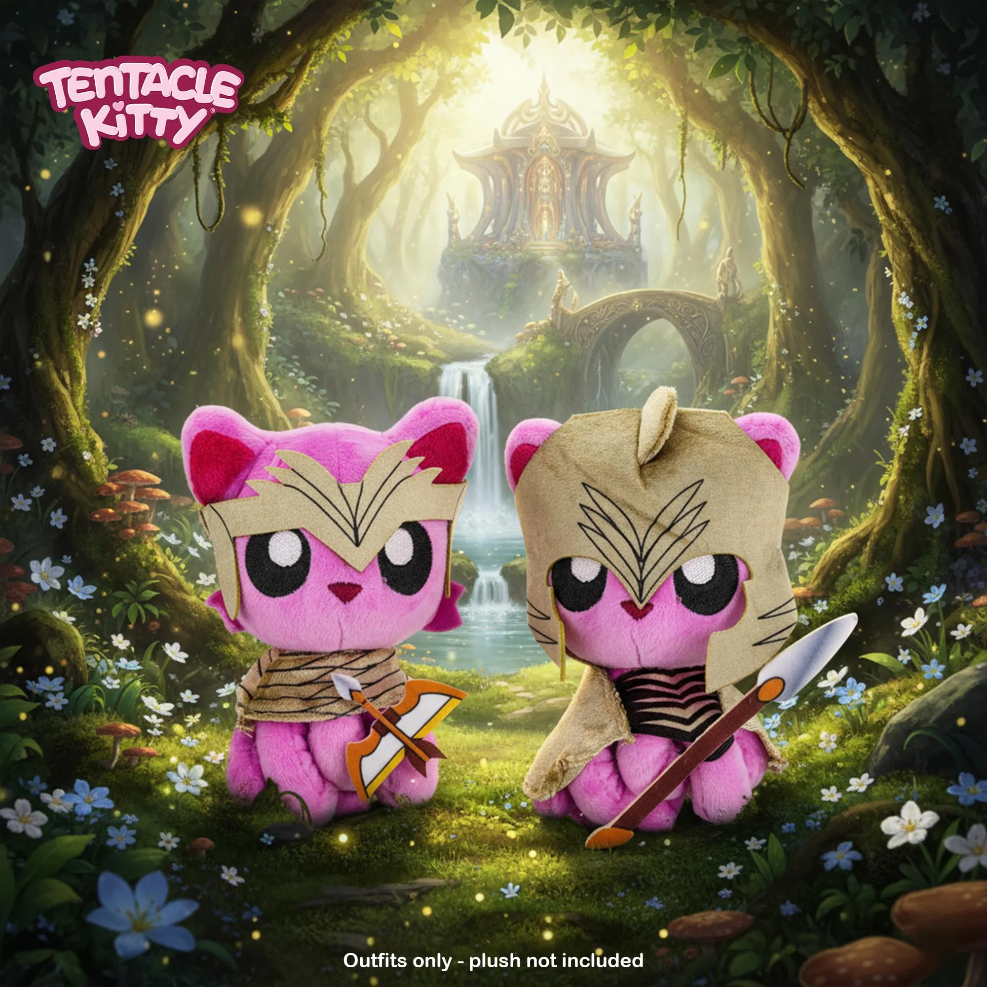 Tentacle Kitty Campaign Critters | Elvish Class Plush Clothing Pack - Image 9