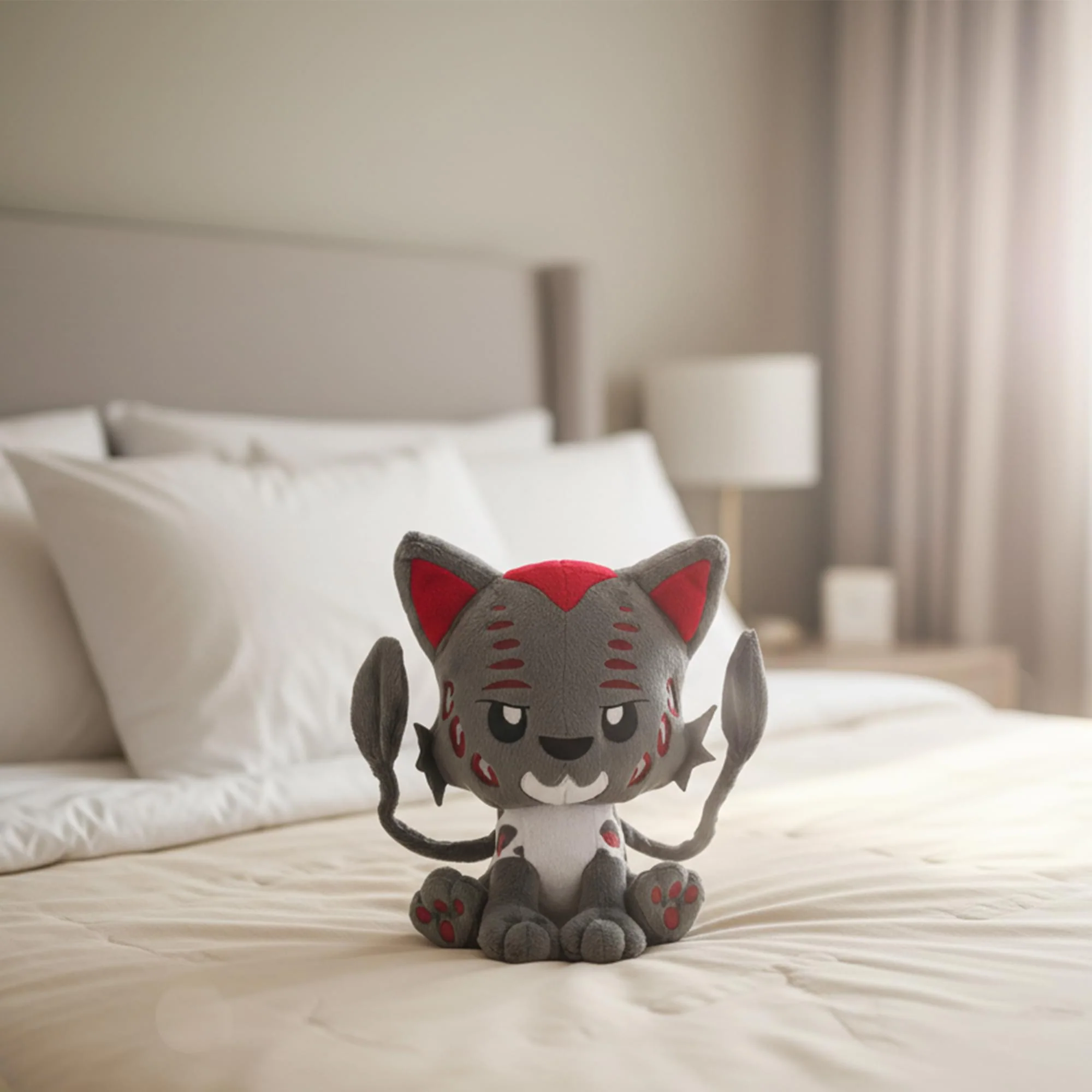 Tentacle Kitty Campaign Critters Fantasy Coeurl Plush - Image 3
