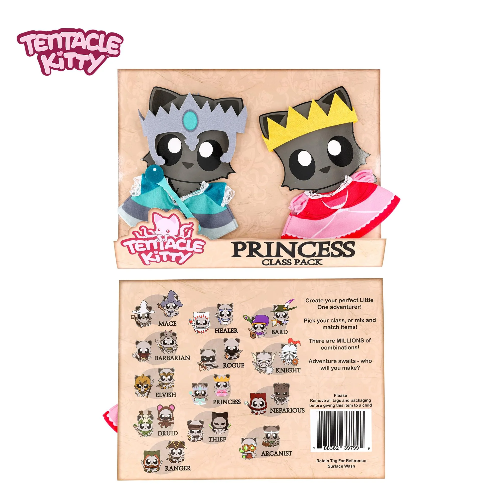 Tentacle Kitty Campaign Critters | Princess Class Plush Clothing Pack - Image 2