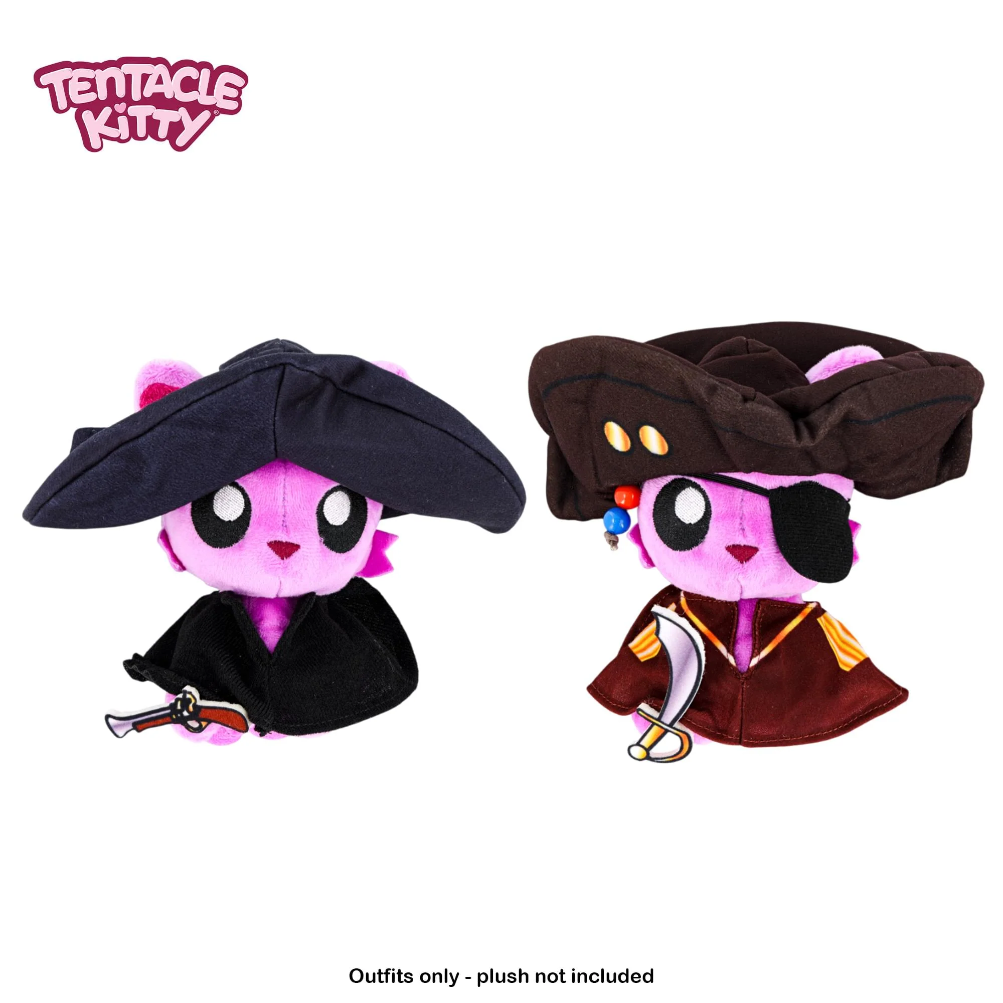 Tentacle Kitty Campaign Critters | Swashbuckler Class Plush Clothing Pack - Image 3
