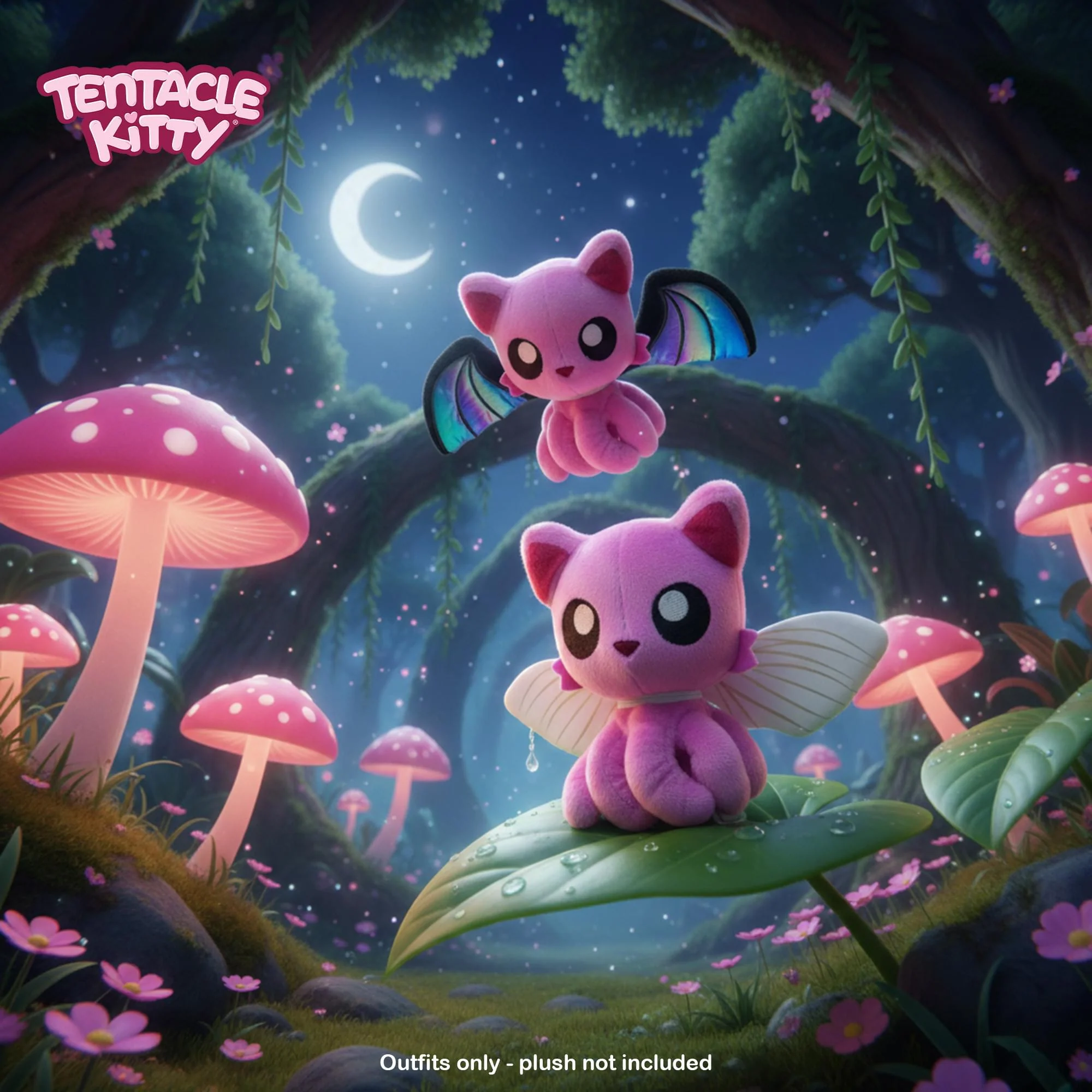 Tentacle Kitty Campaign Critters | Wings Class Plush Clothing Pack - Image 9