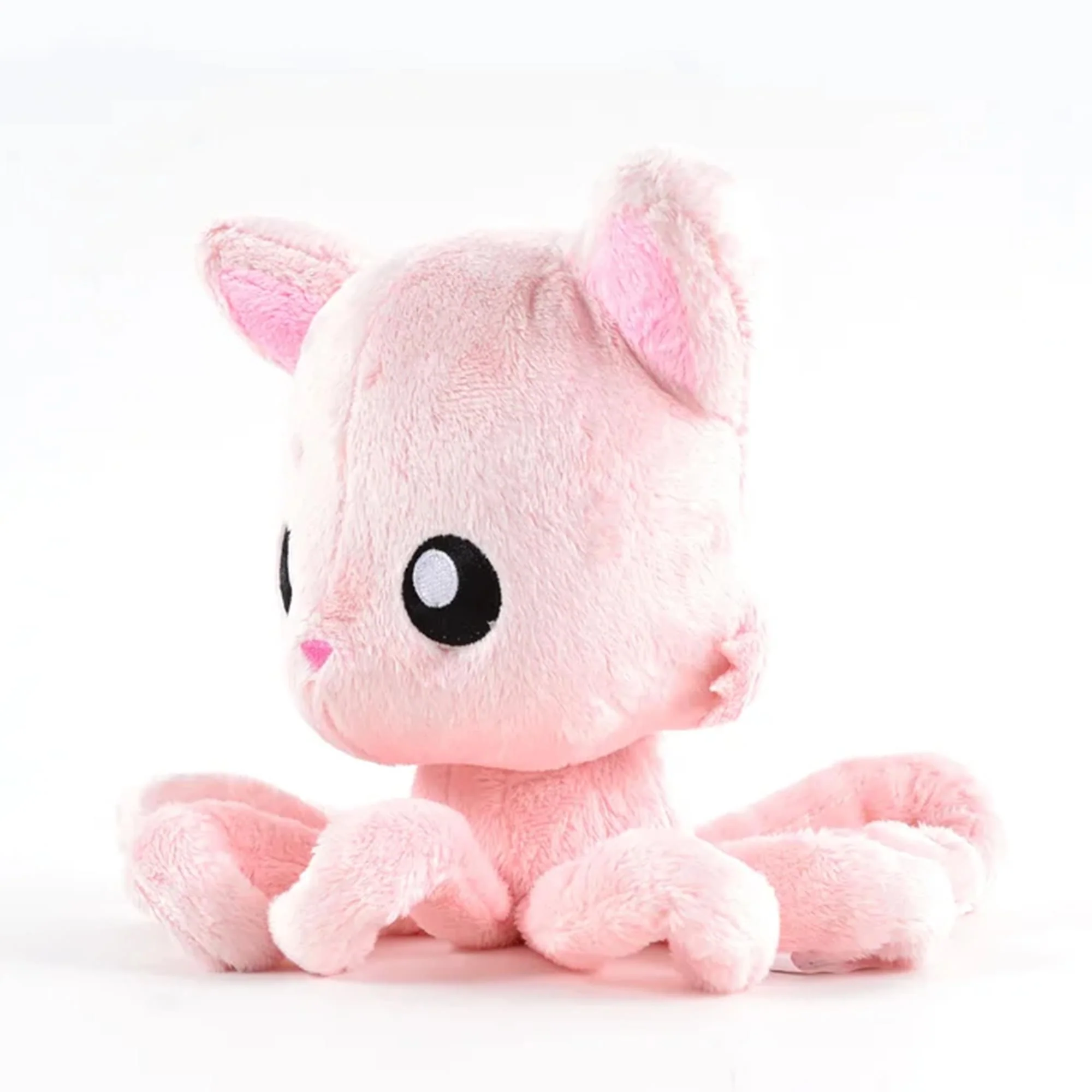 Tentacle Kitty Cotton Candy Scented Pink Plush Collectible | Measures 8 Inches Tall - Image 2