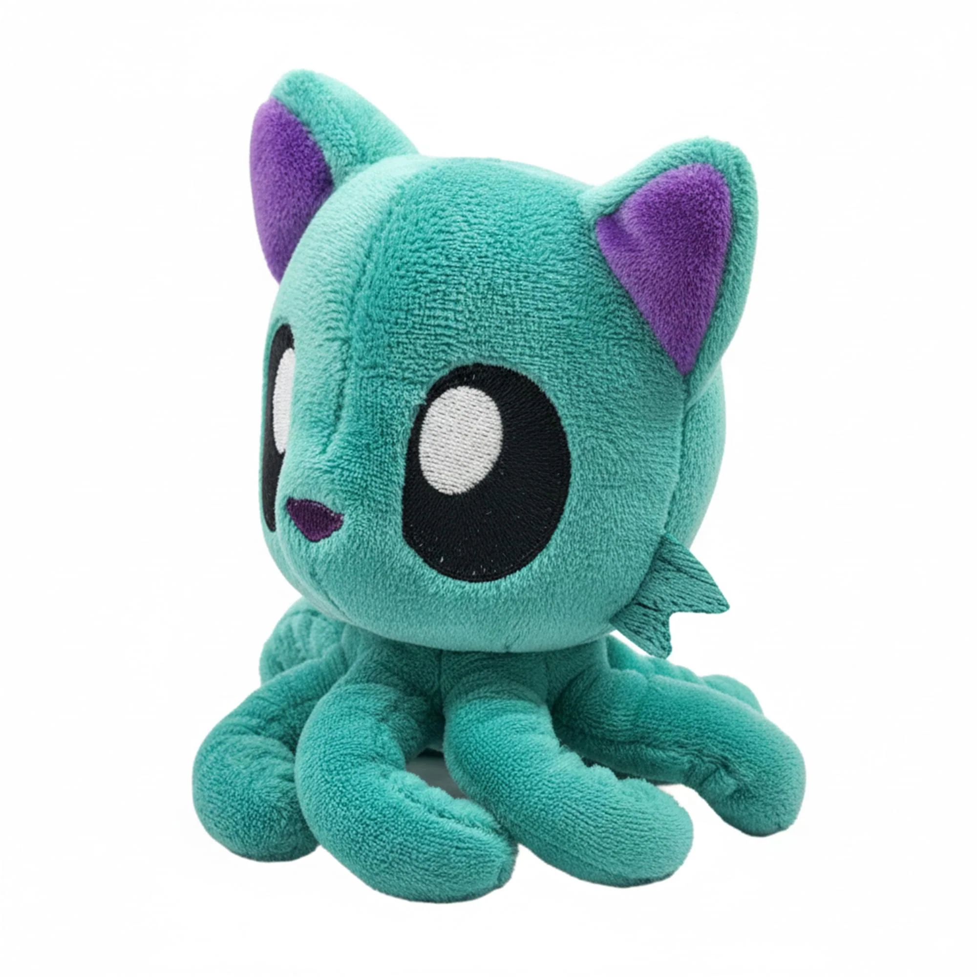 Tentacle Kitty Electron Teal 6 Inch Little One Plush - Image 2
