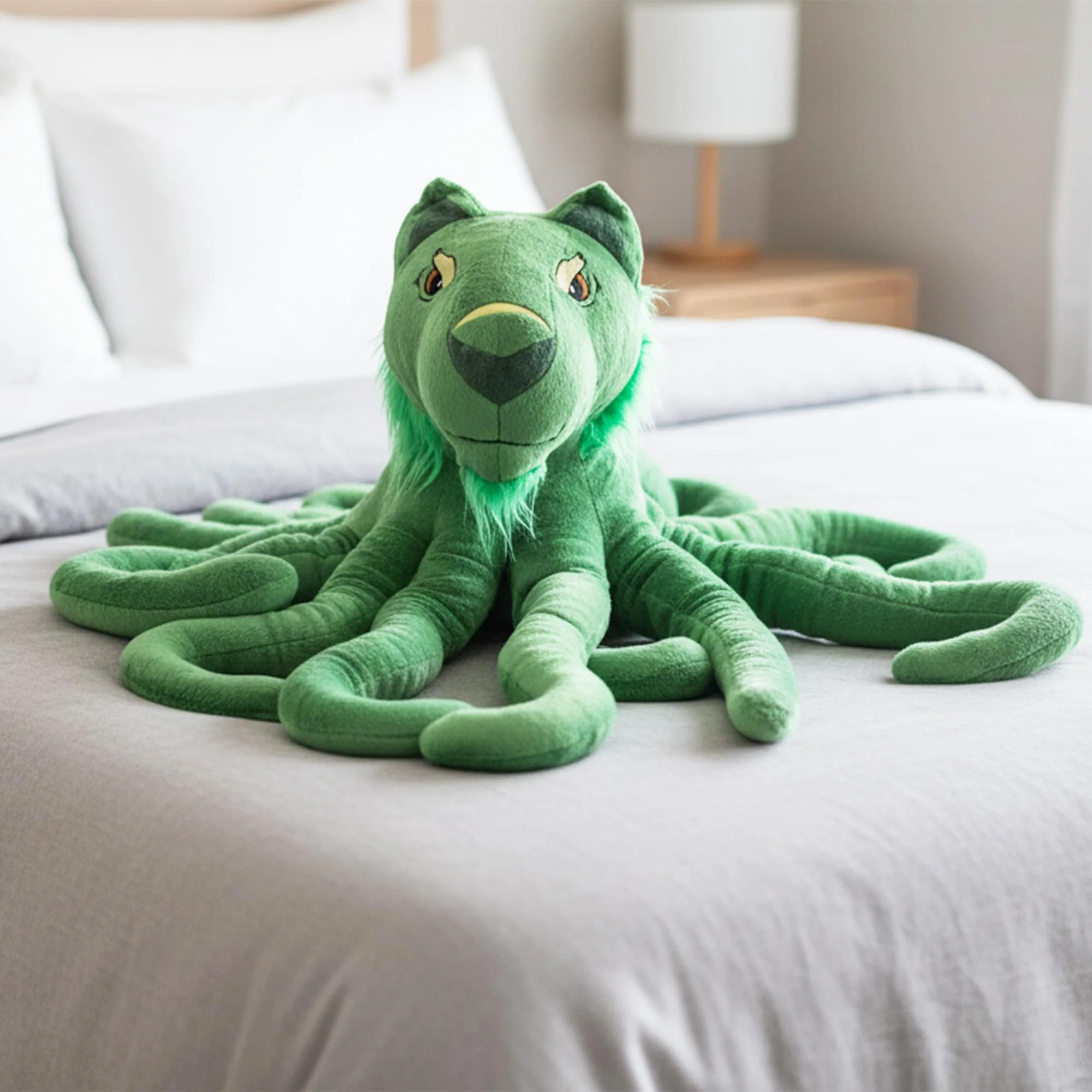 Tentacle Kitty Series Cat Guru Plush Collectible | Measures 28 Inches Long - Image 3