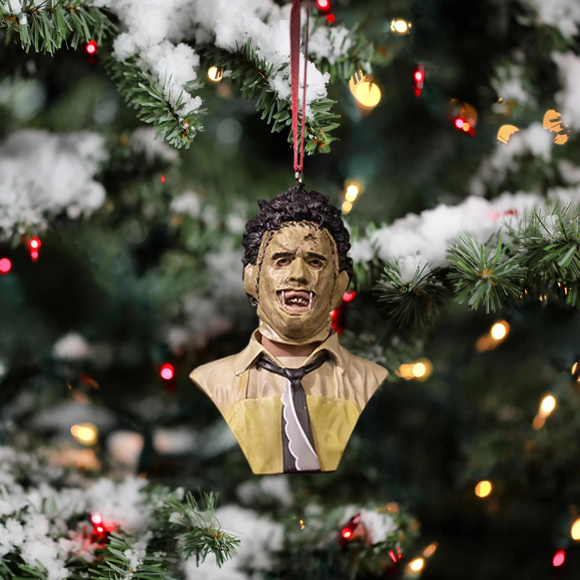 Texas Chainsaw Massacre Holiday Horrors Ornament | Leatherface - Image 2