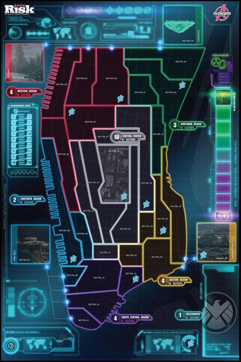 The Avengers Risk Board Game - Image 3