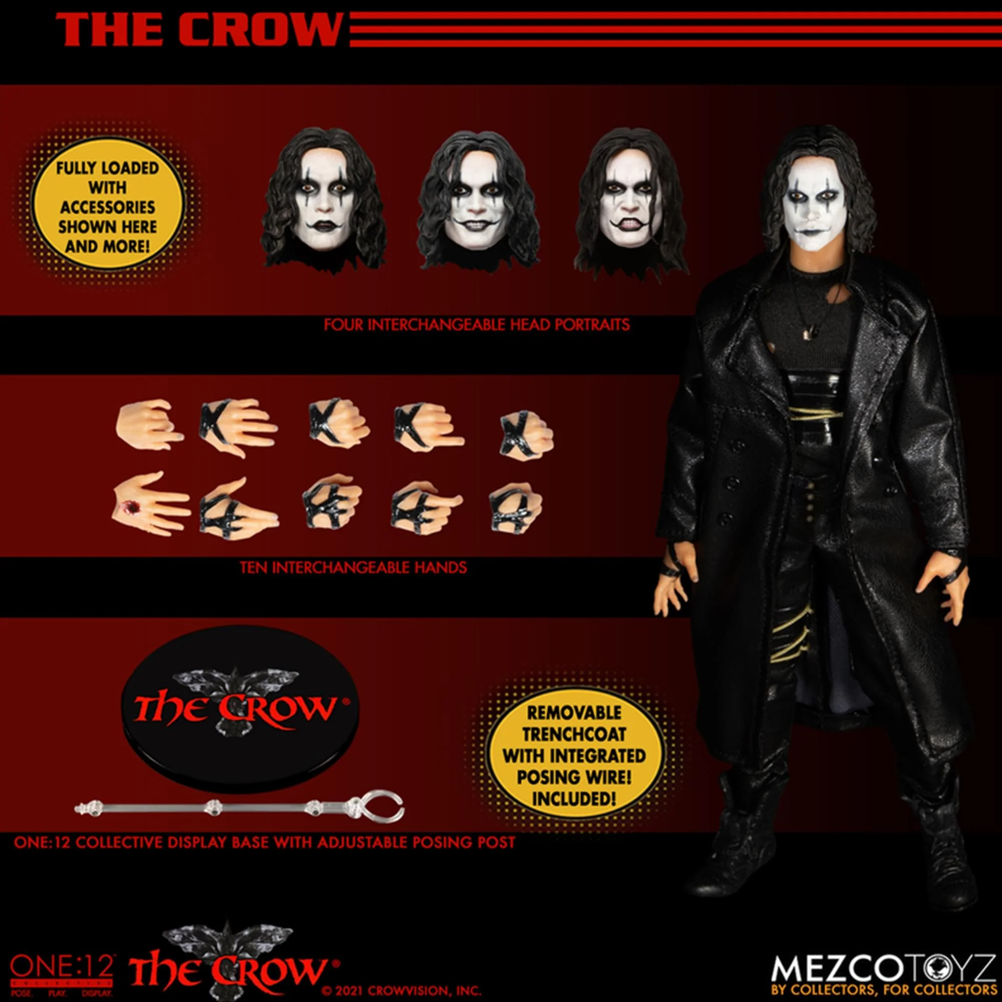 The Crow One:12 Collective Action Figure - Image 2