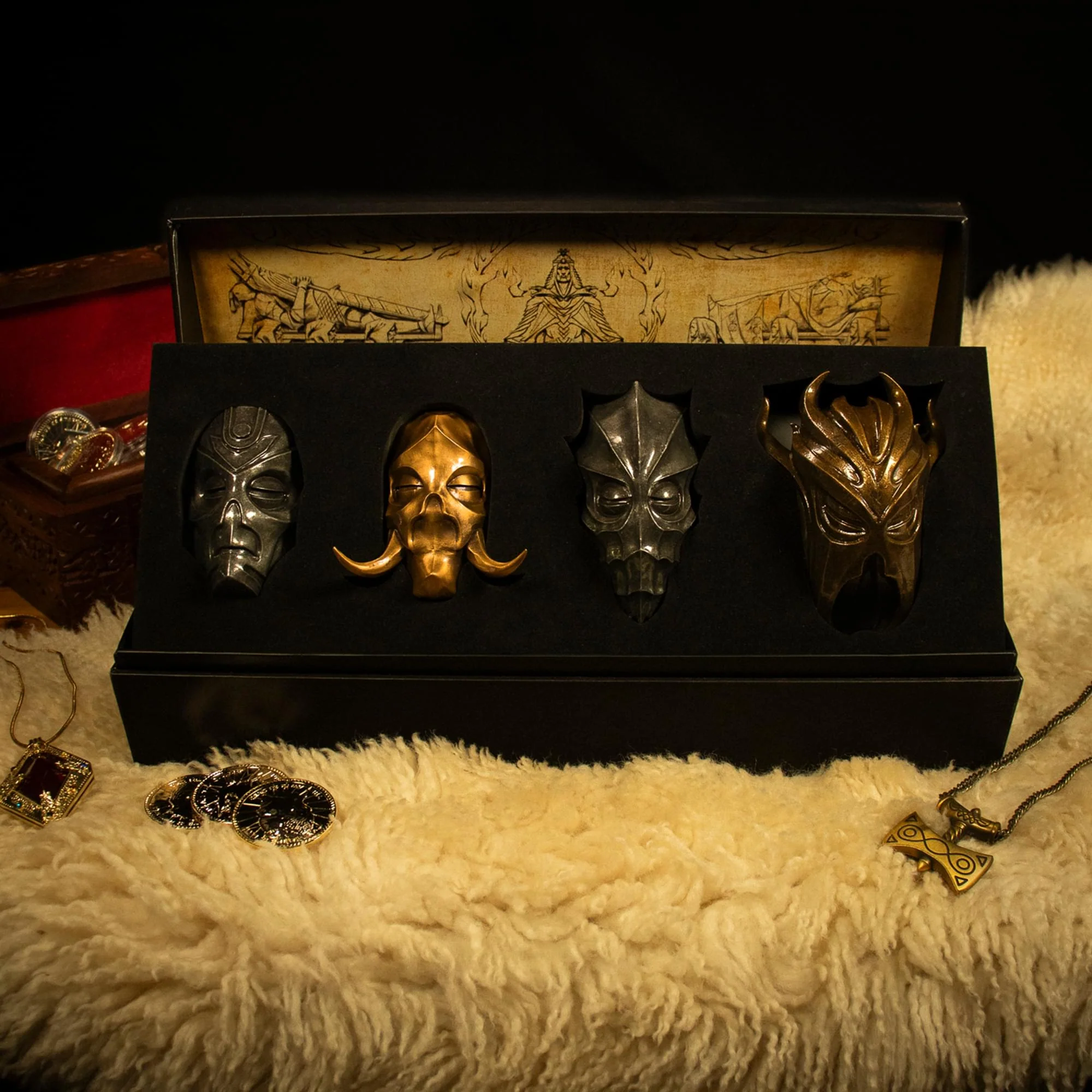 The Elder Scrolls V: Skyrim Set of 4 Dragon Priest Masks - Image 8