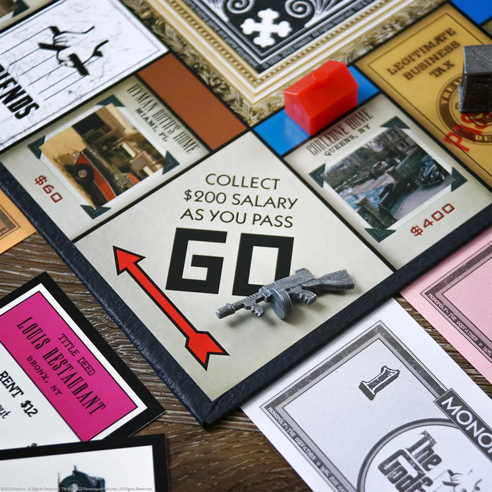The Godfather 50th Anniversary Monopoly Board Game - Image 4