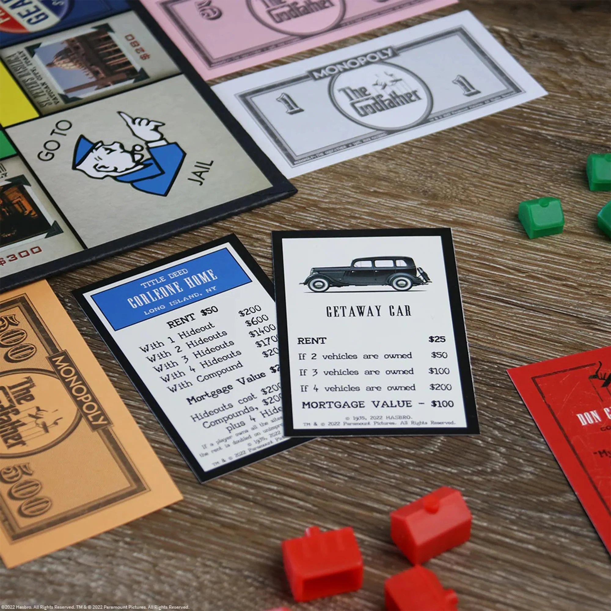 The Godfather 50th Anniversary Monopoly Board Game - Image 5