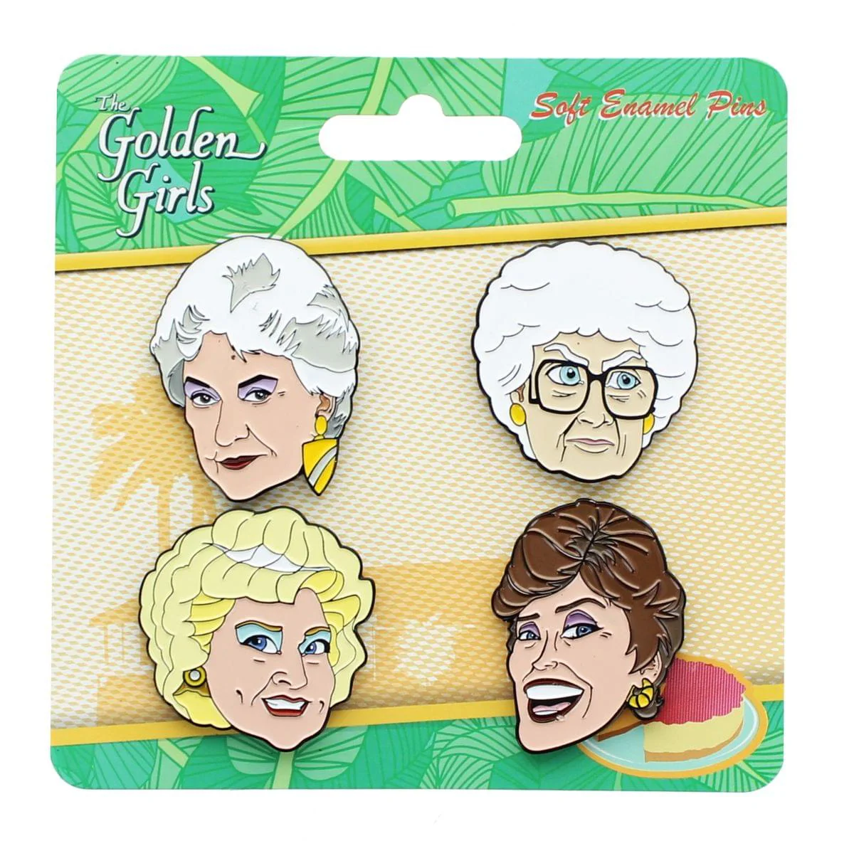 The Golden Girls Clue Board Game, Shot Glass 4-Pack and Enamel Pins Bundle - Image 3