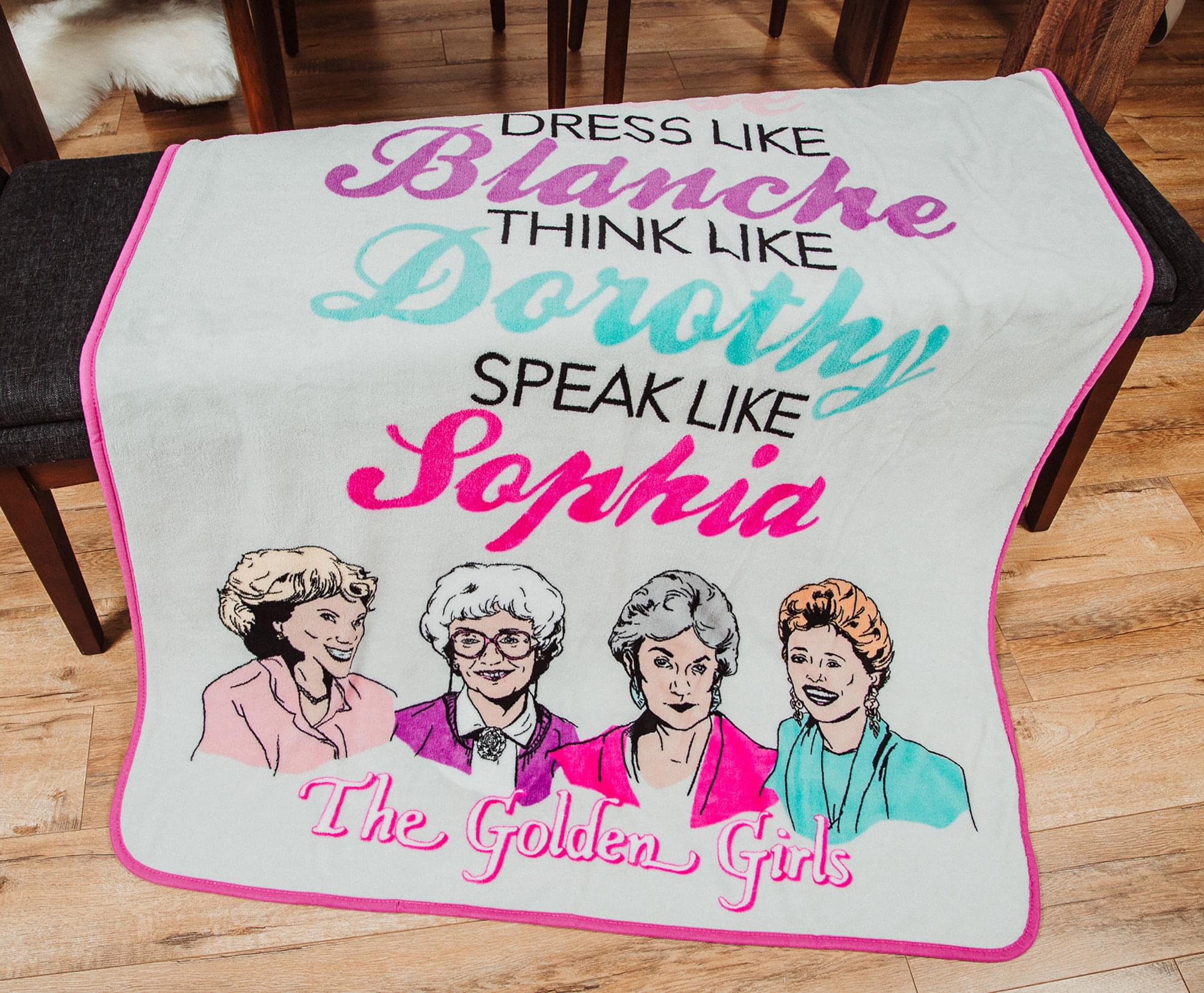 The Golden Girls "Live Like" Micro Plush Throw Blanket | 45 x 60 Inches - Image 6
