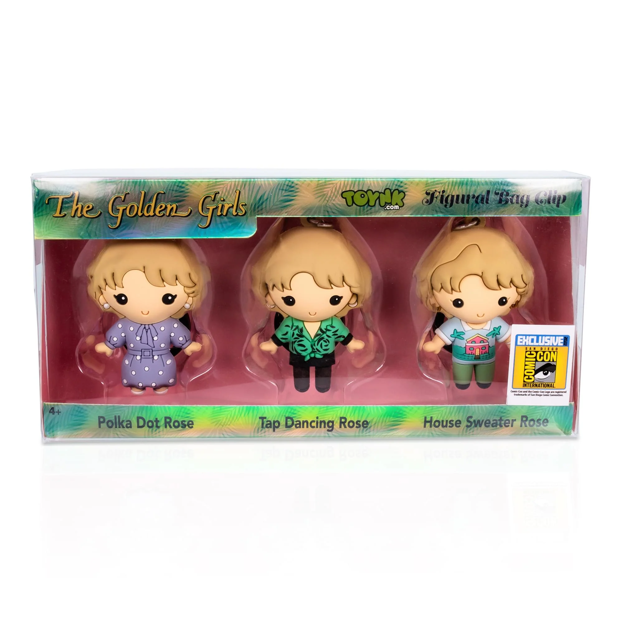 The Golden Girls Rose 3D Foam Figural Bag Clip 3-Piece Set - Image 2