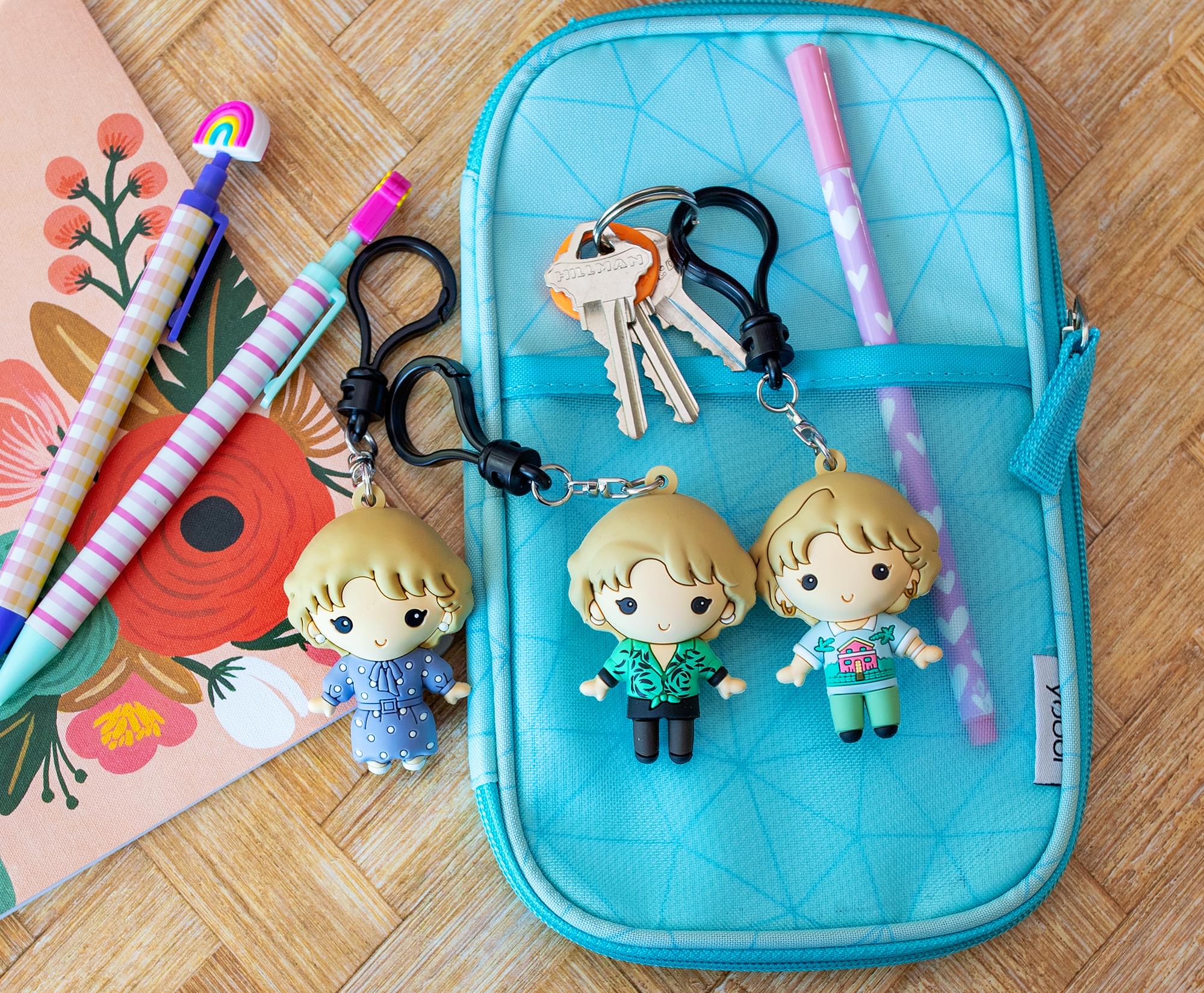 The Golden Girls Rose 3D Foam Figural Bag Clip 3-Piece Set - Image 3