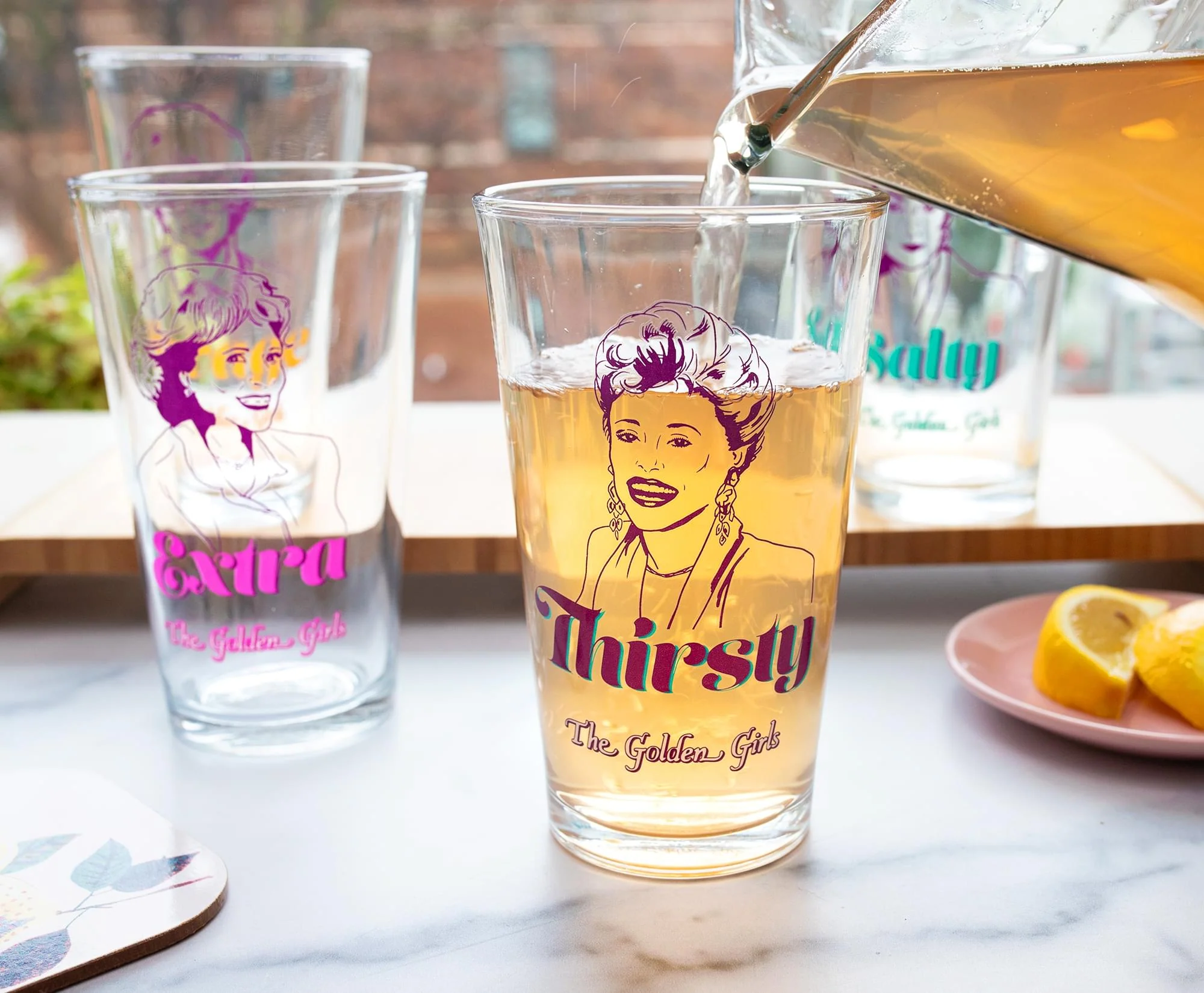 The Golden Girls Personalities 16-Ounce Pint Glasses | Set of 4 - Image 4