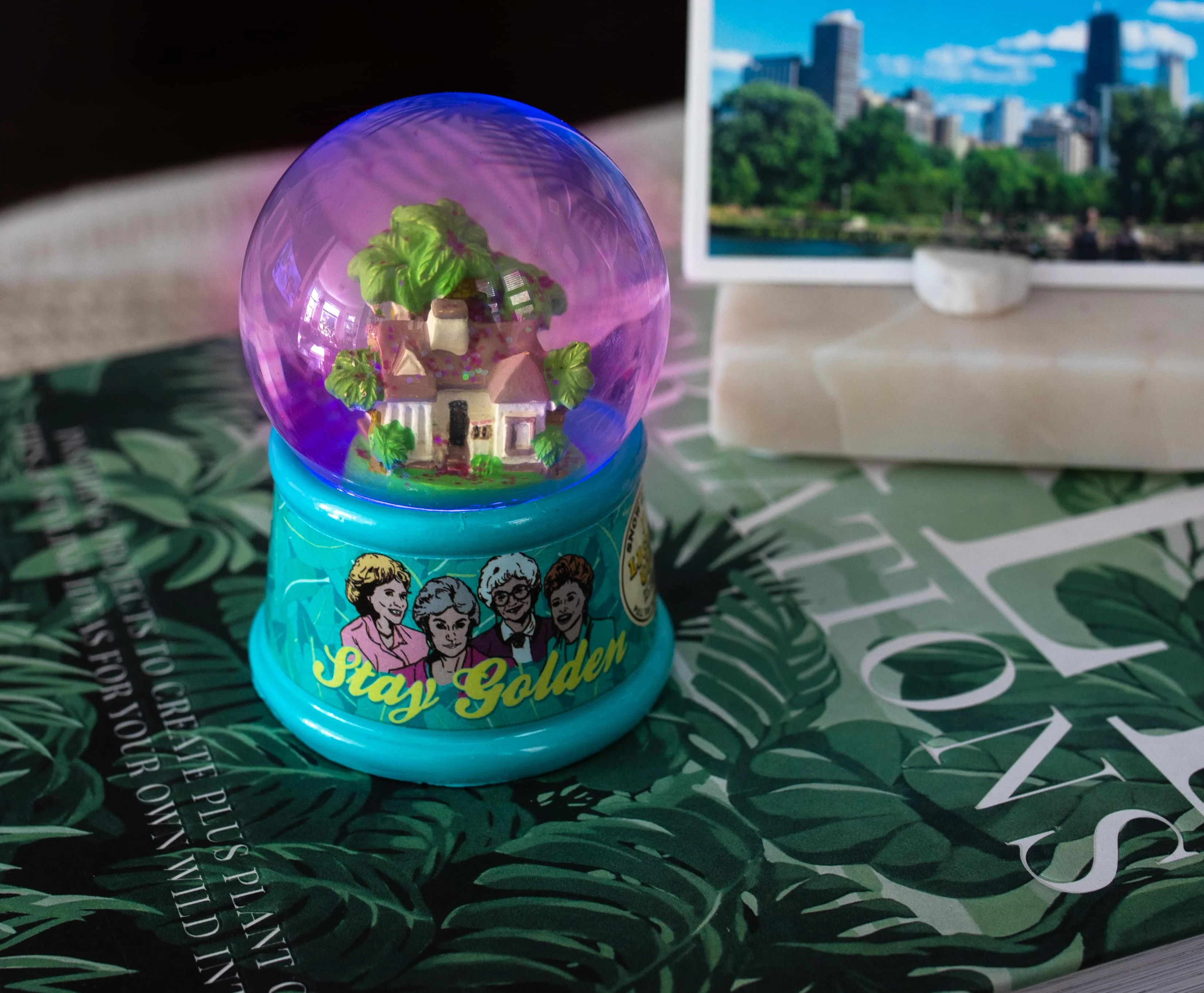 The Golden Girls Shady Pines Light-Up Mini Snow Globe | 2 Inches Tall - Image 6