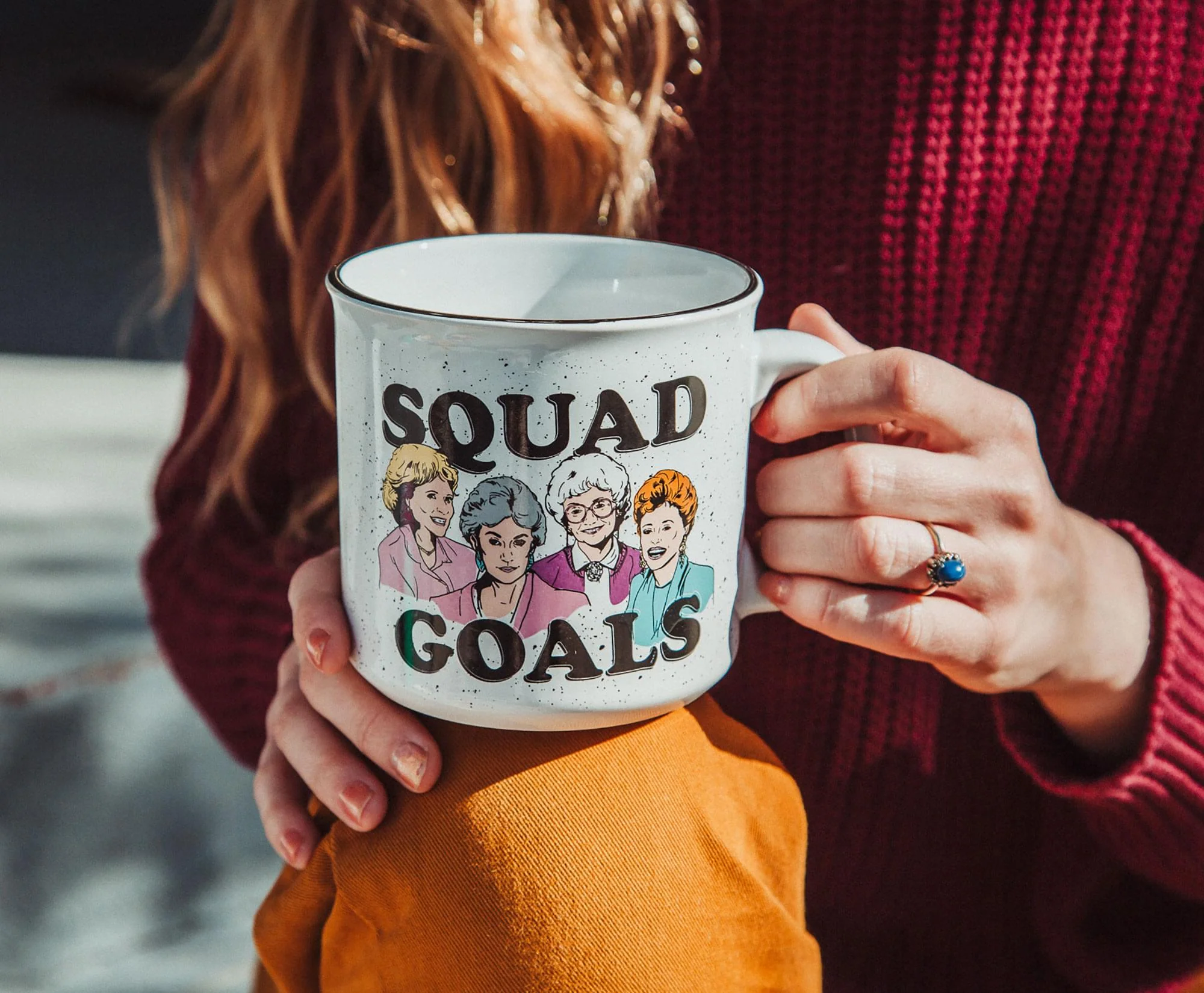 The Golden Girls "Squad Goals" Ceramic Camper Mug | Holds 20 Ounces - Image 5