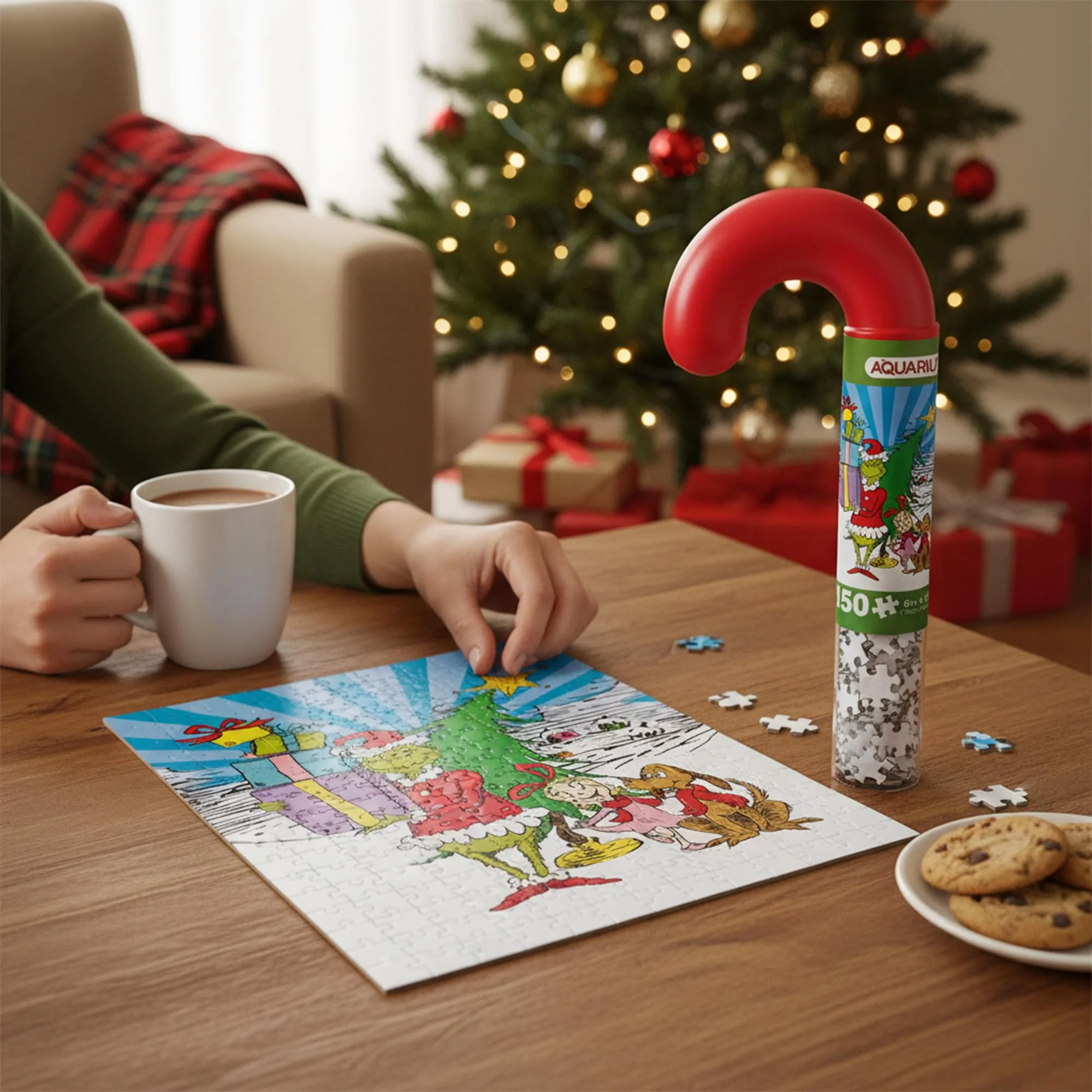 The Grinch 150 Piece Candy Cane Micro Jigsaw Puzzle - Image 4