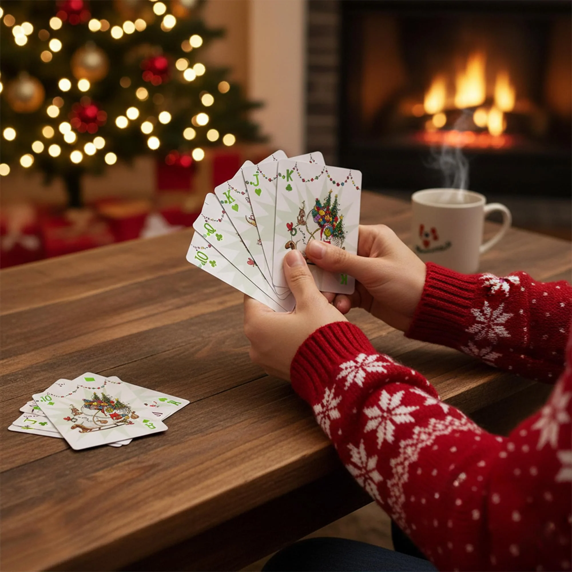 The Grinch Christmas Playing Cards With Tin - Image 6